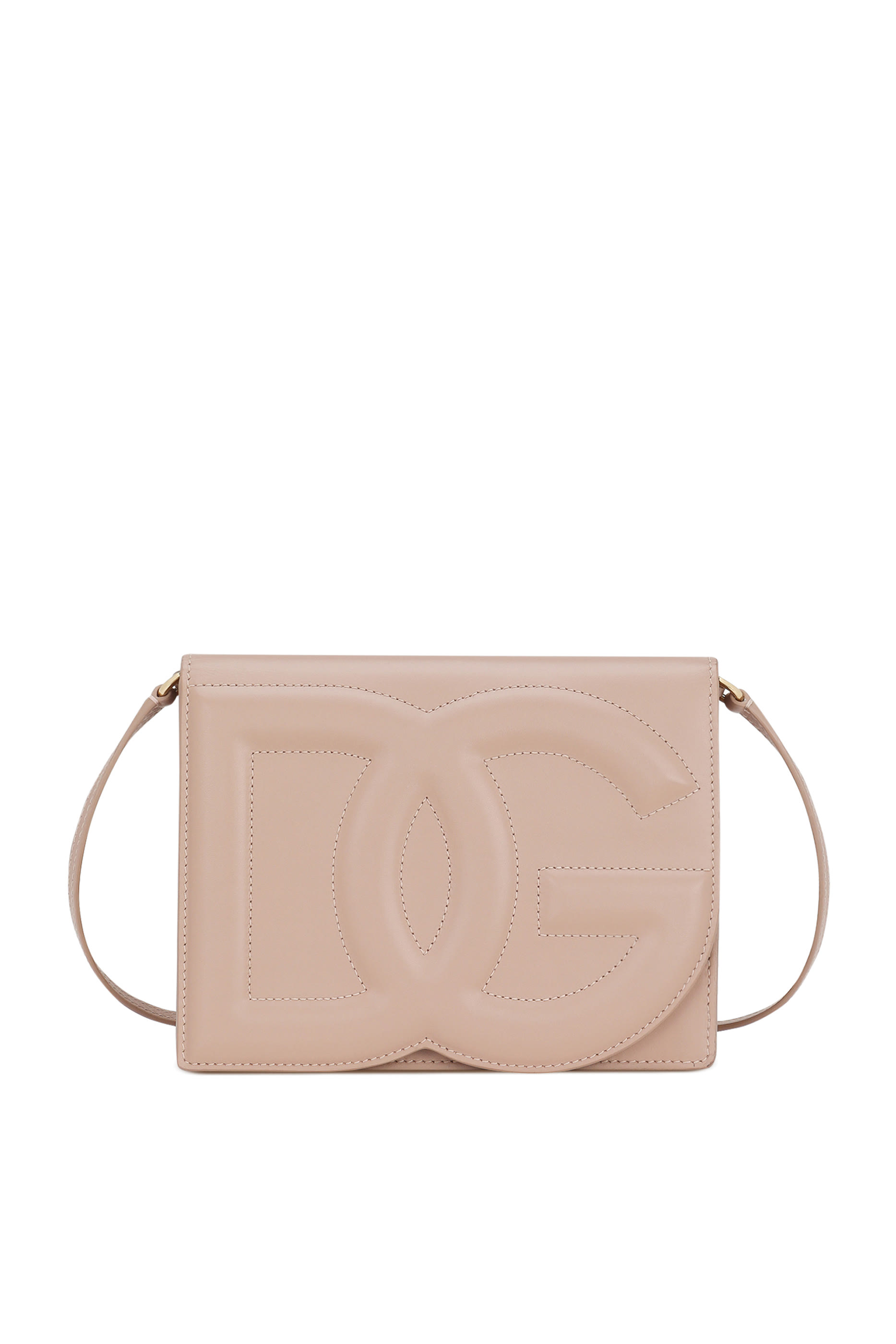 Calfskin DG Logo Crossbody Bag