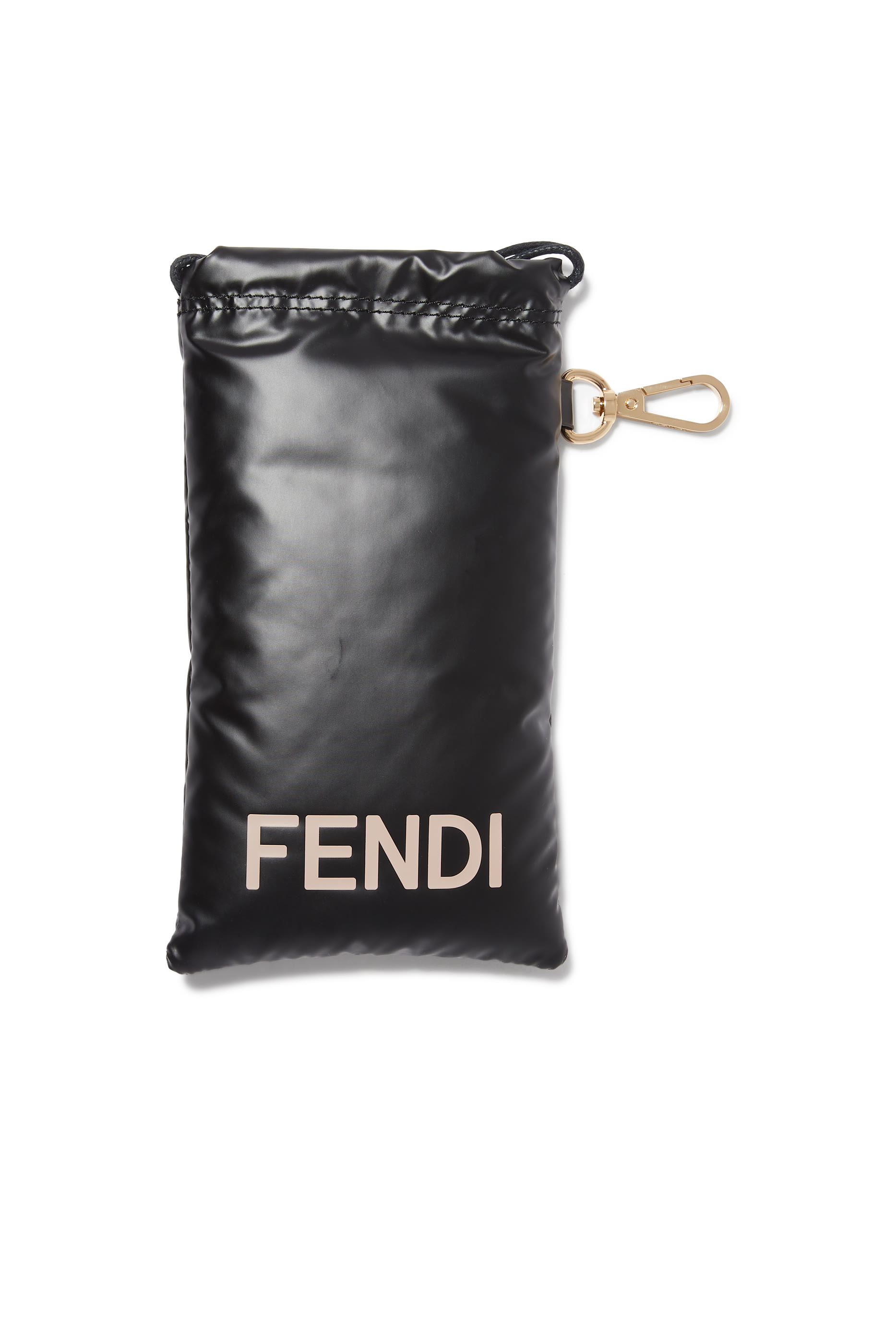 Fendi First Acetate Havana Geometric Sunglasses