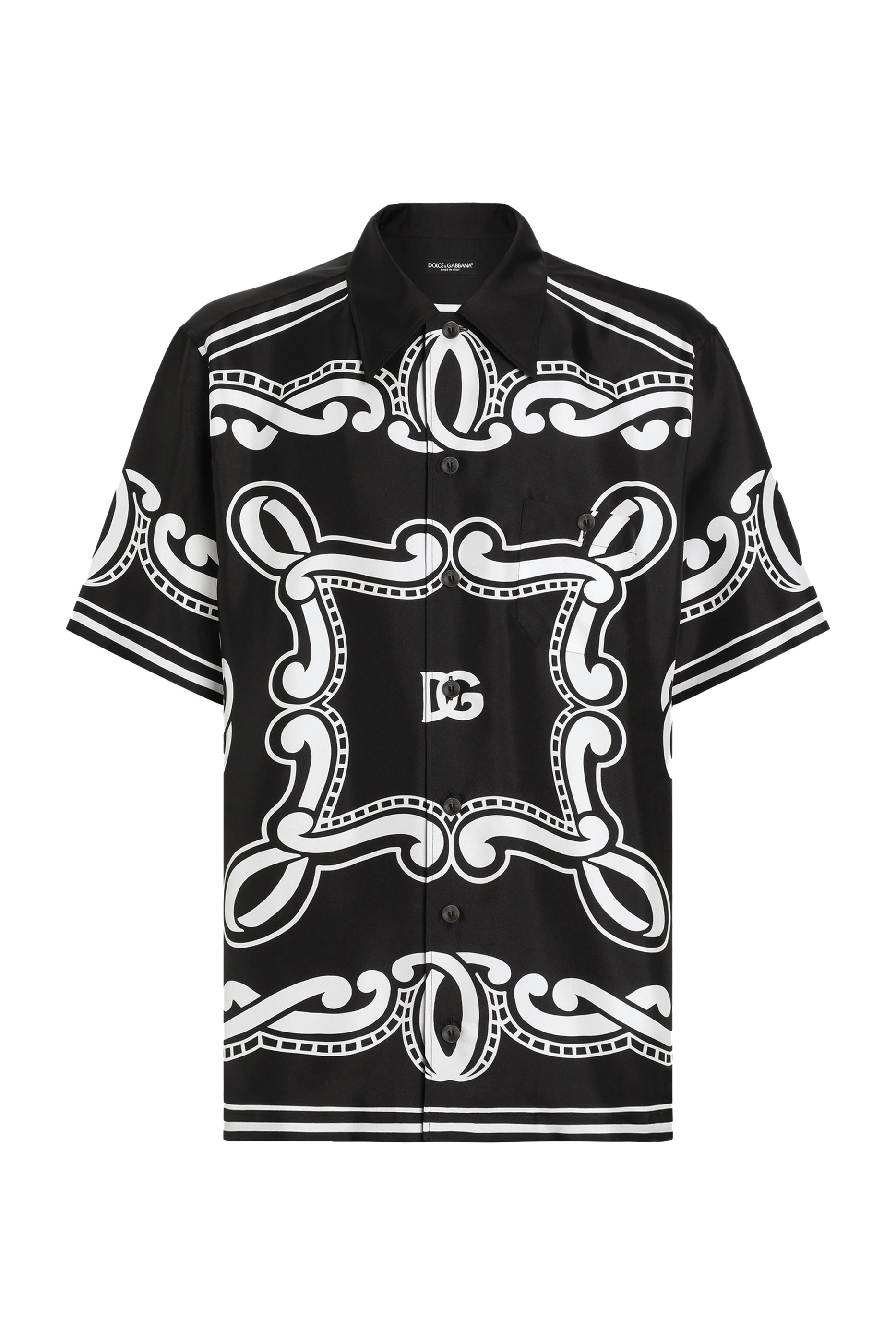 Bandanna Print Silk Shirt