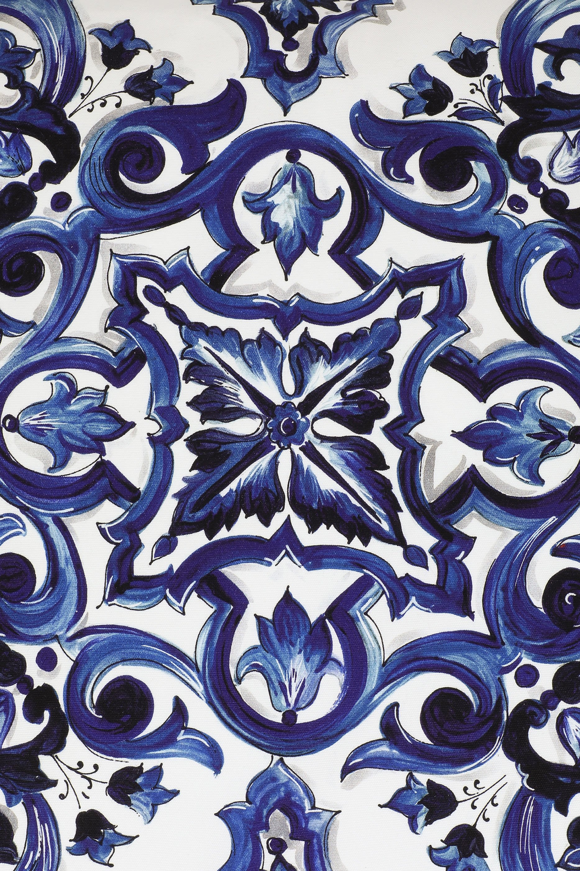 Blu Mediterraneo Medium Canvas Cushion