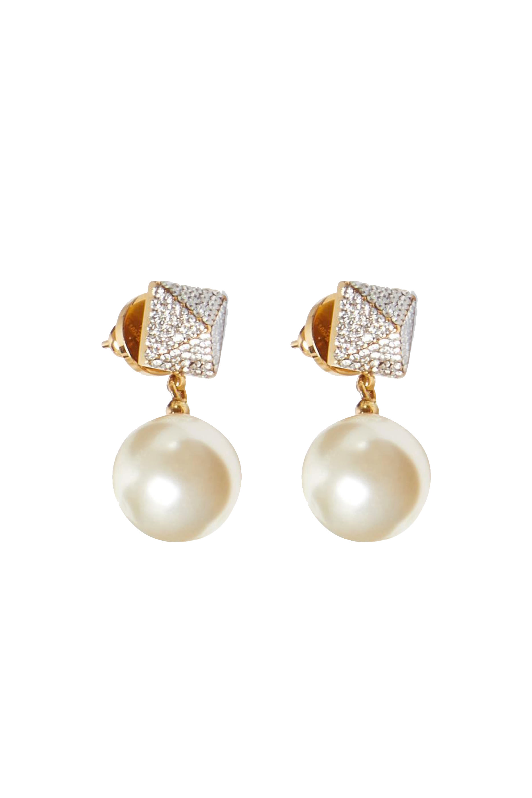  Pearl and Swarovski&reg; Crystal Earrings
