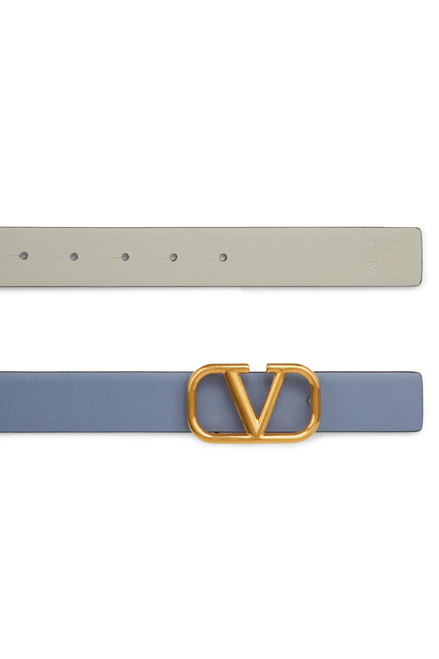 Valentino Garavani V Logo Buckle Belt