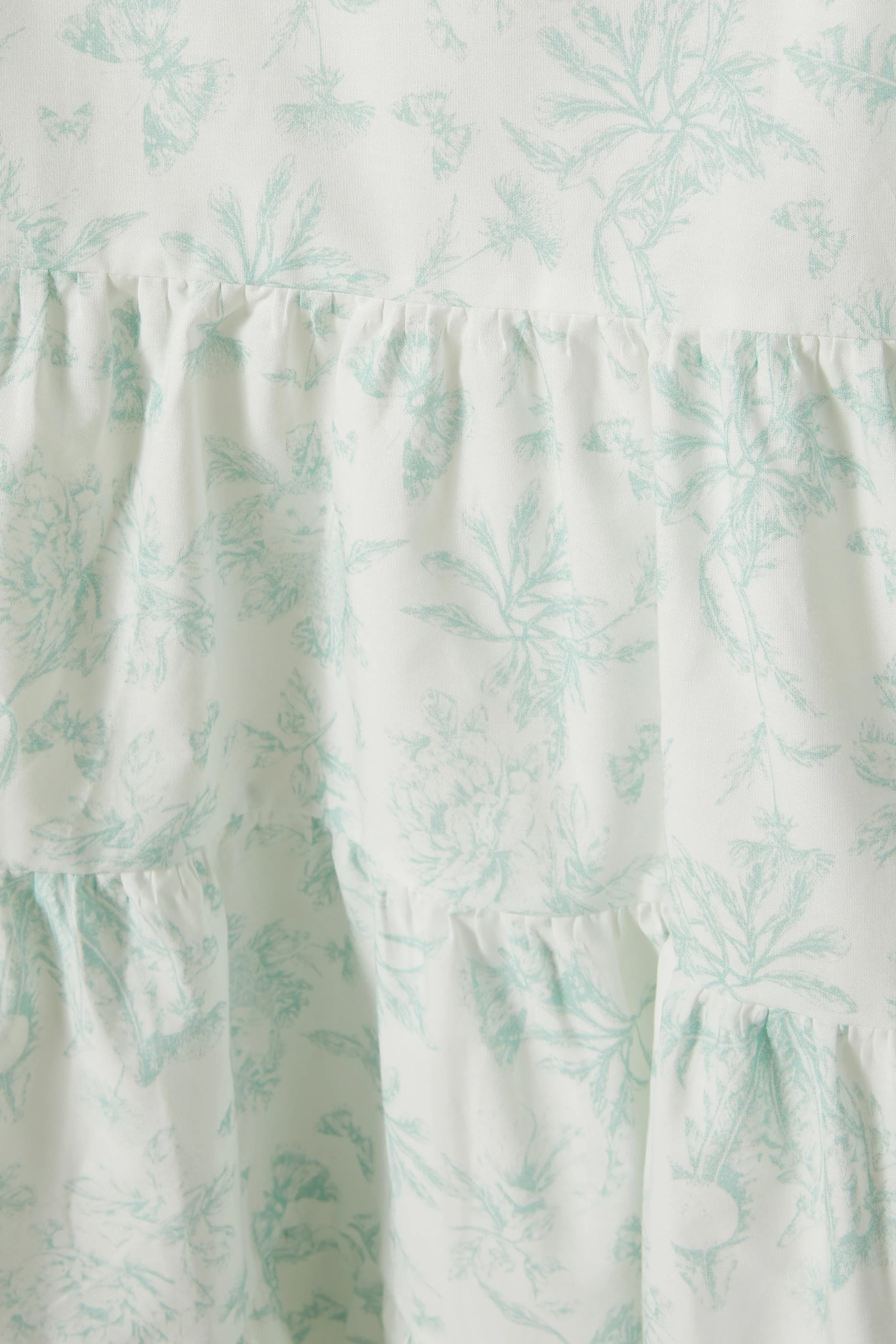 Kids Ruffle Floral Cotton Dress