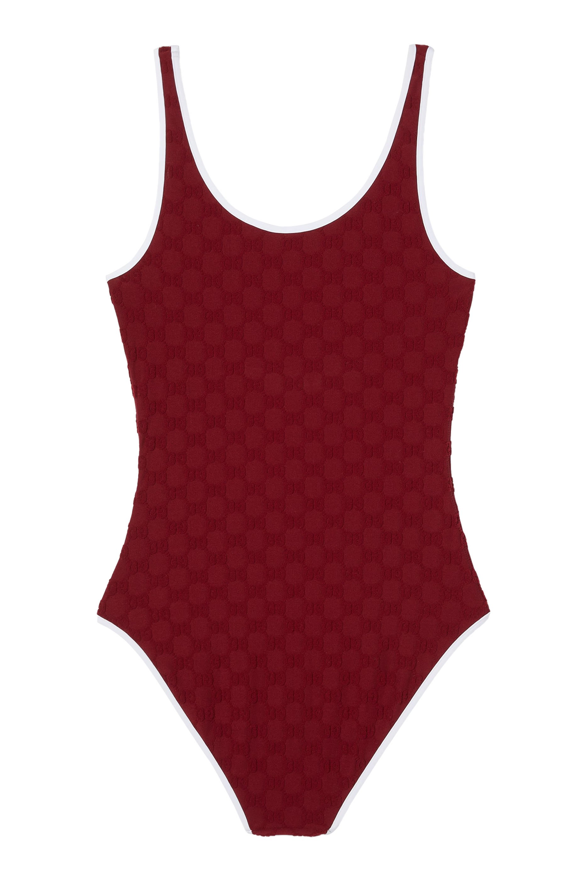 GG Terrycloth Jersey Jacquard Swimsuit