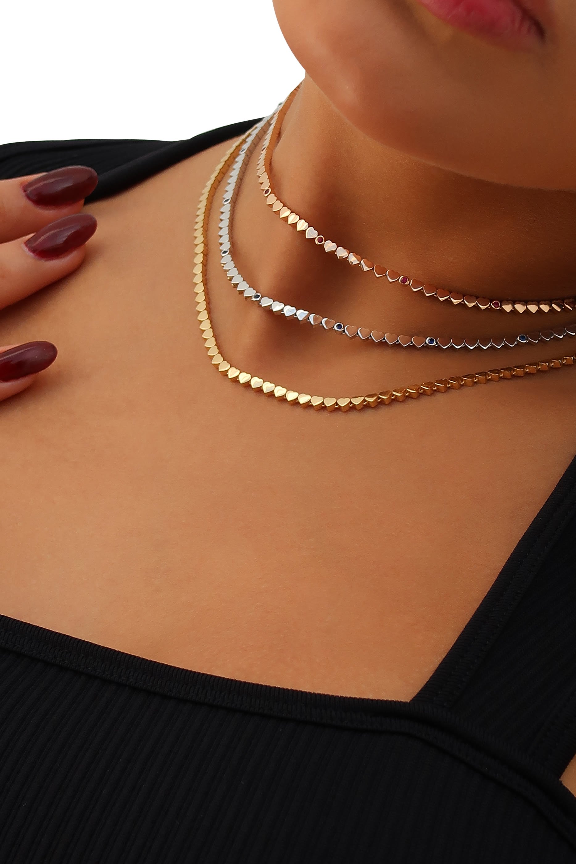 Love in Tokyo Necklace, 18K Yellow Gold