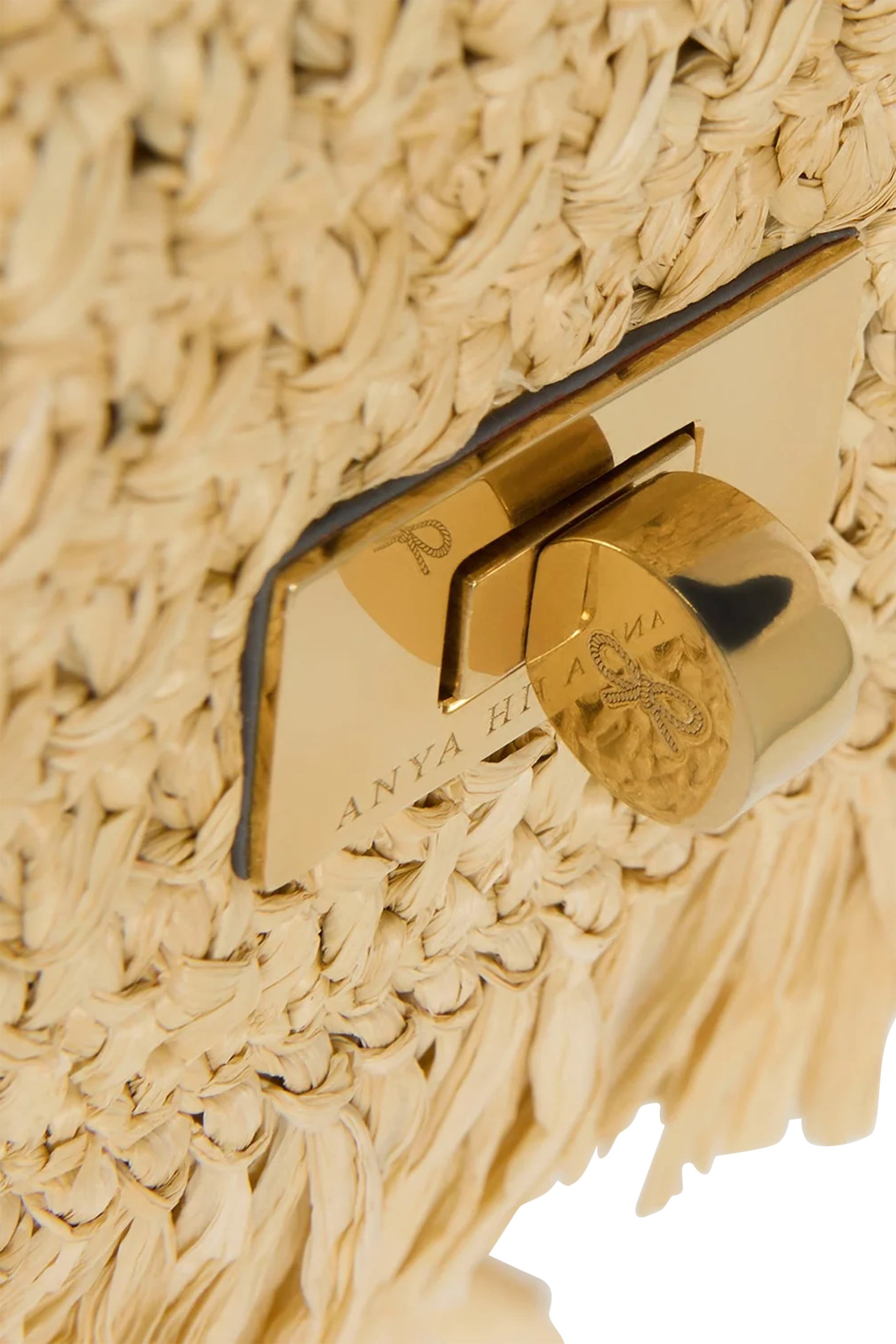 Raffia Phone Cross-Body Pouch