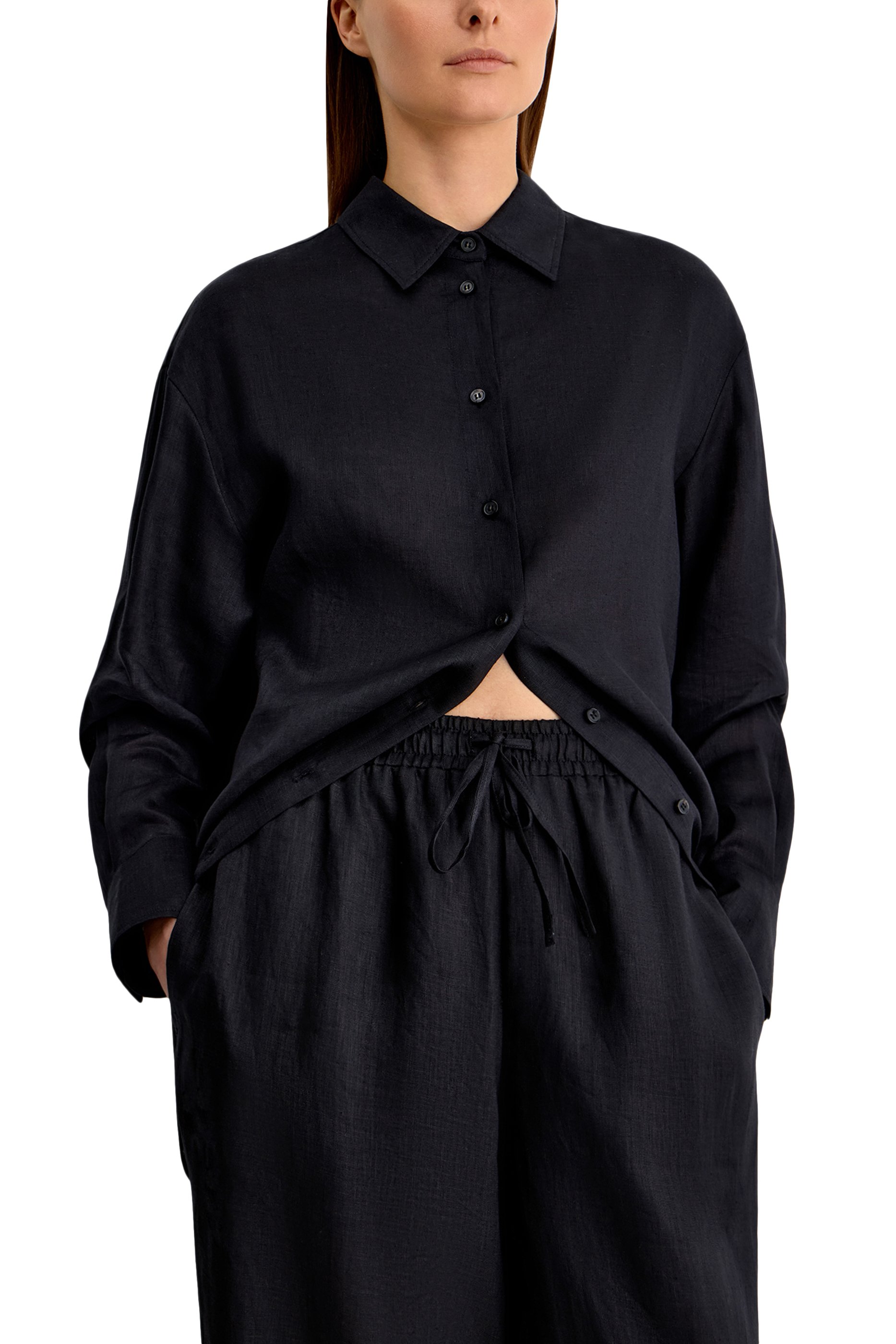 Drawstring Linen Trousers