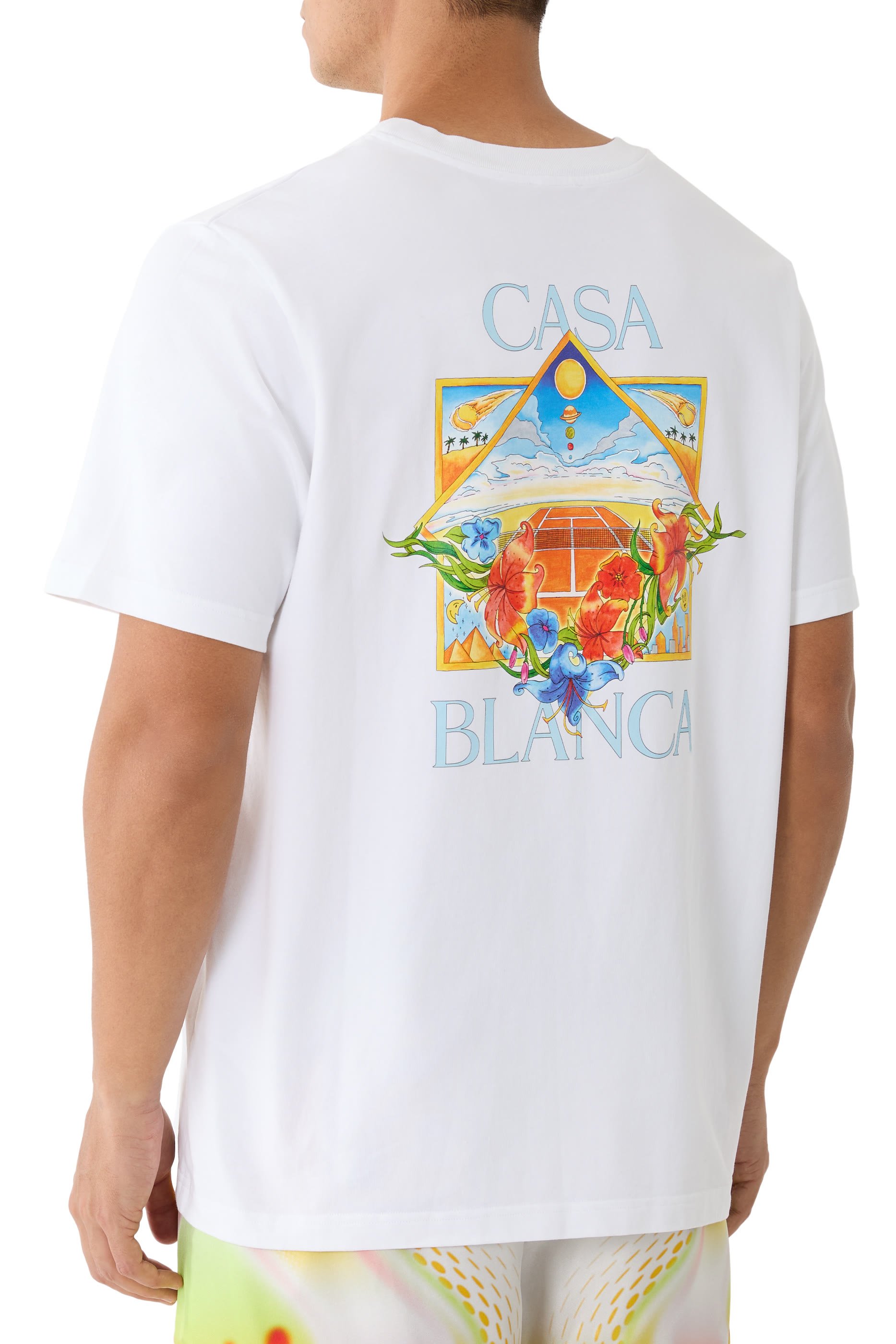  Tennis Landscape Short Sleeve T-Shirt 