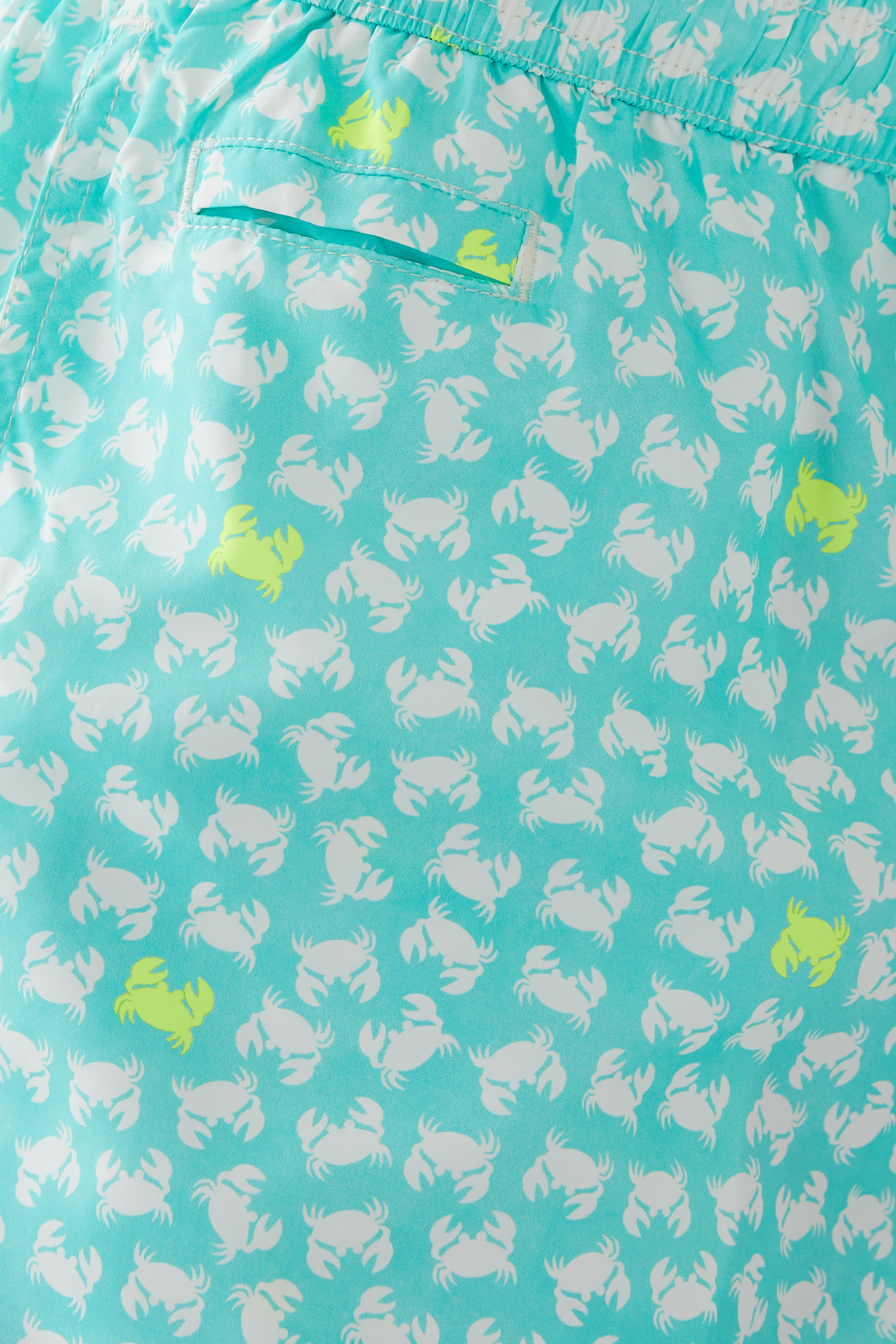 Crab Print Swim Shorts