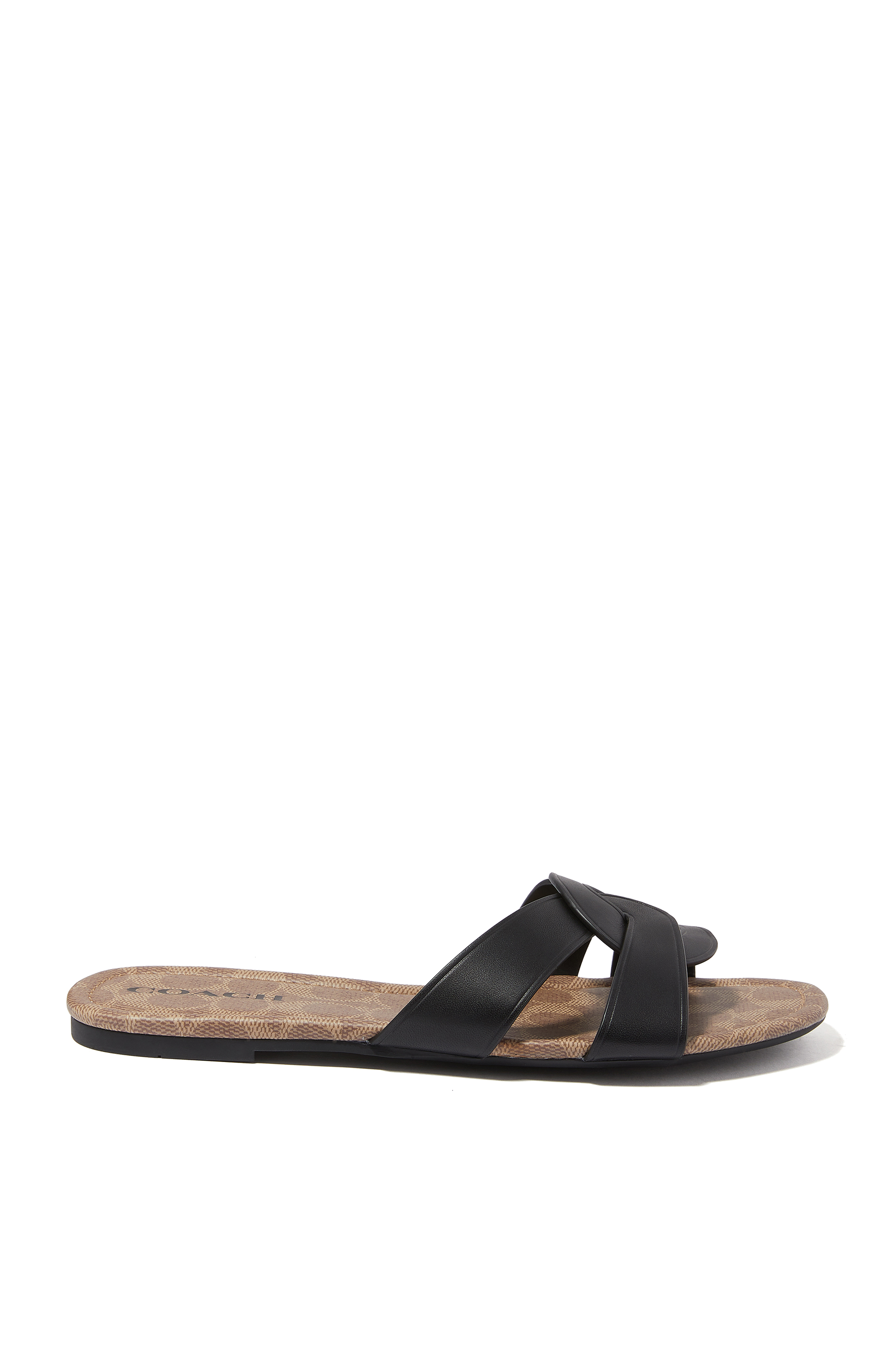 Buy Coach Essie Leather Sandals for Womens | Bloomingdale's UAE