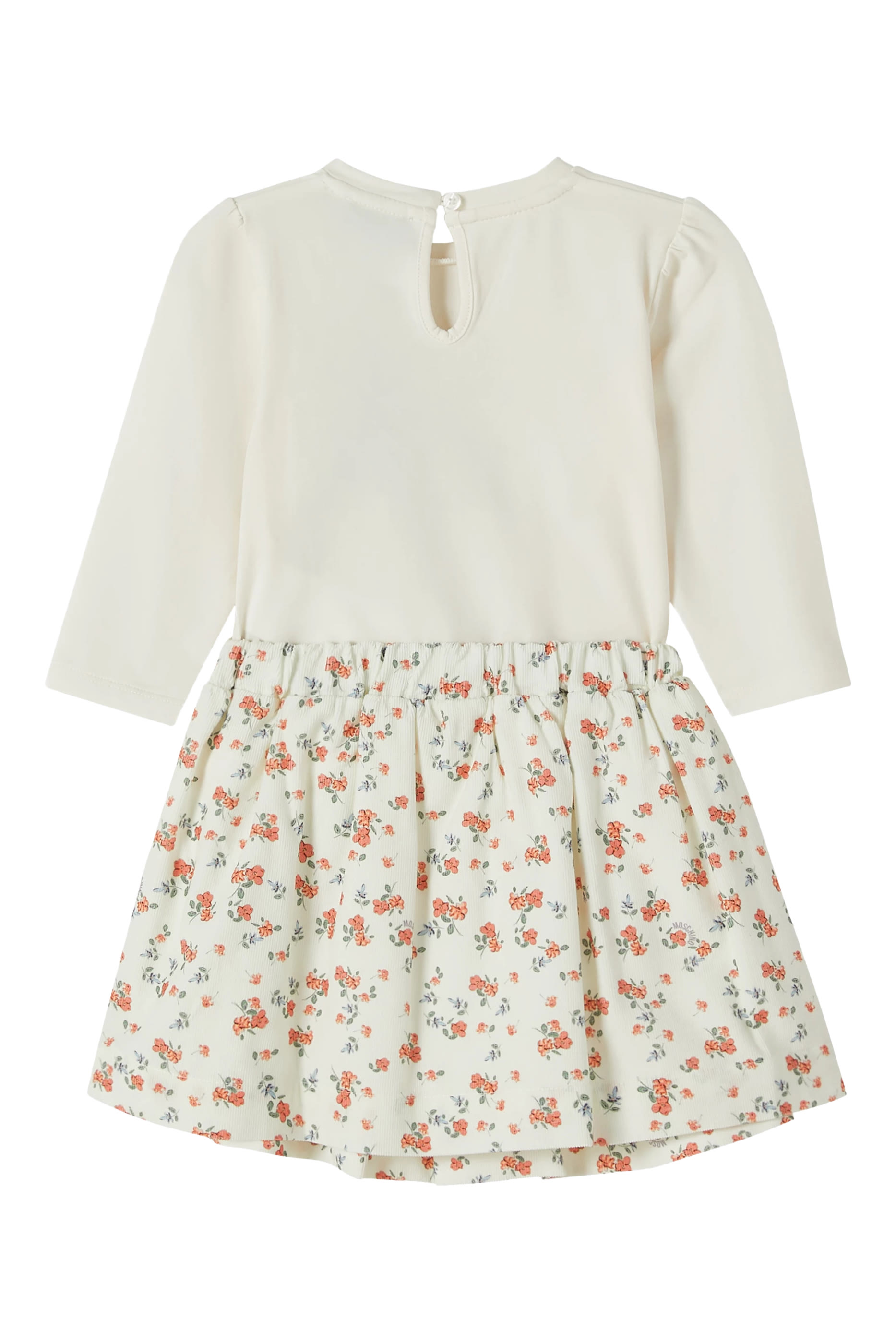 Kids  Flower Teddy T-Shirt & Mini Skirt Set