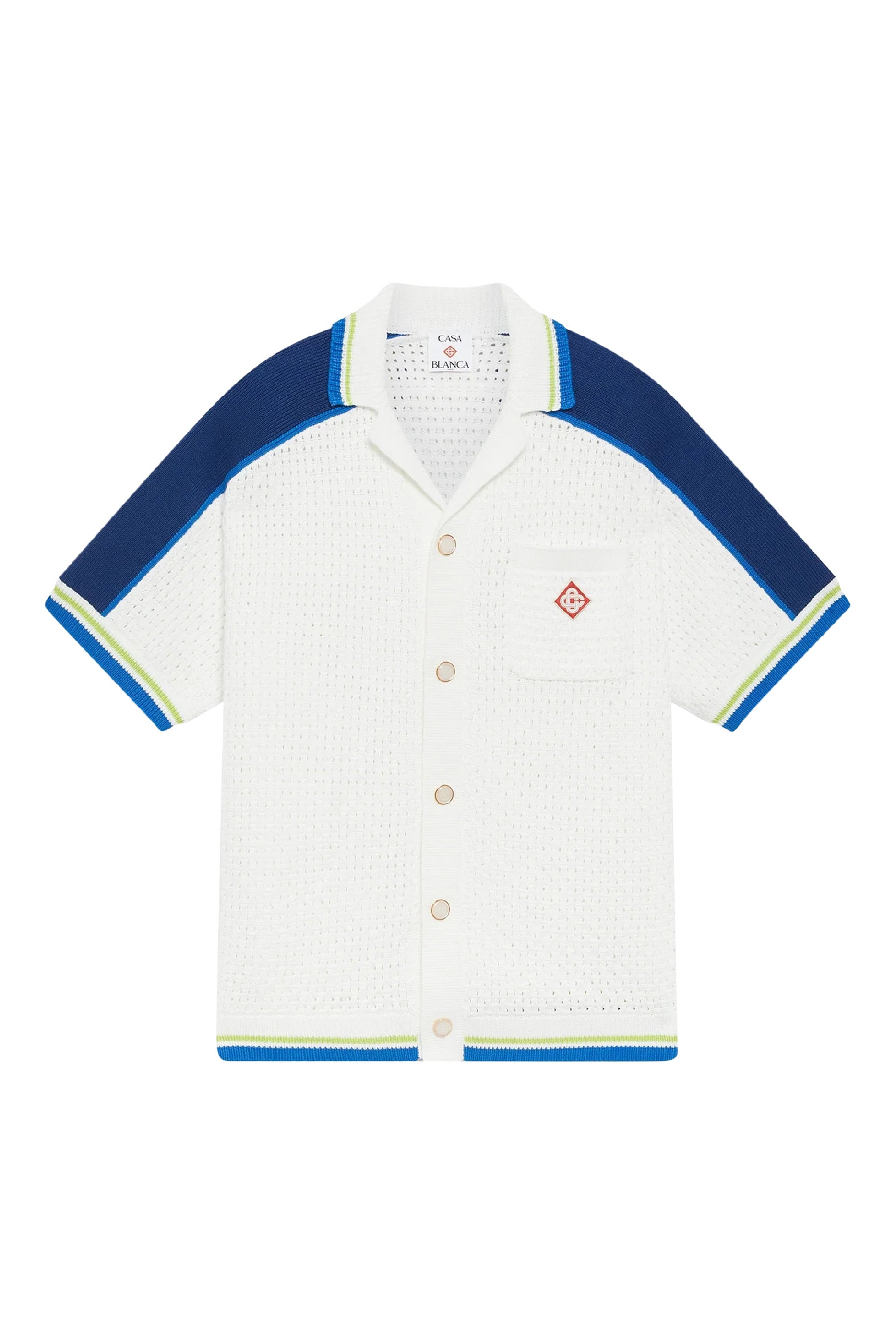 Short Sleeve Crochet Shirt 