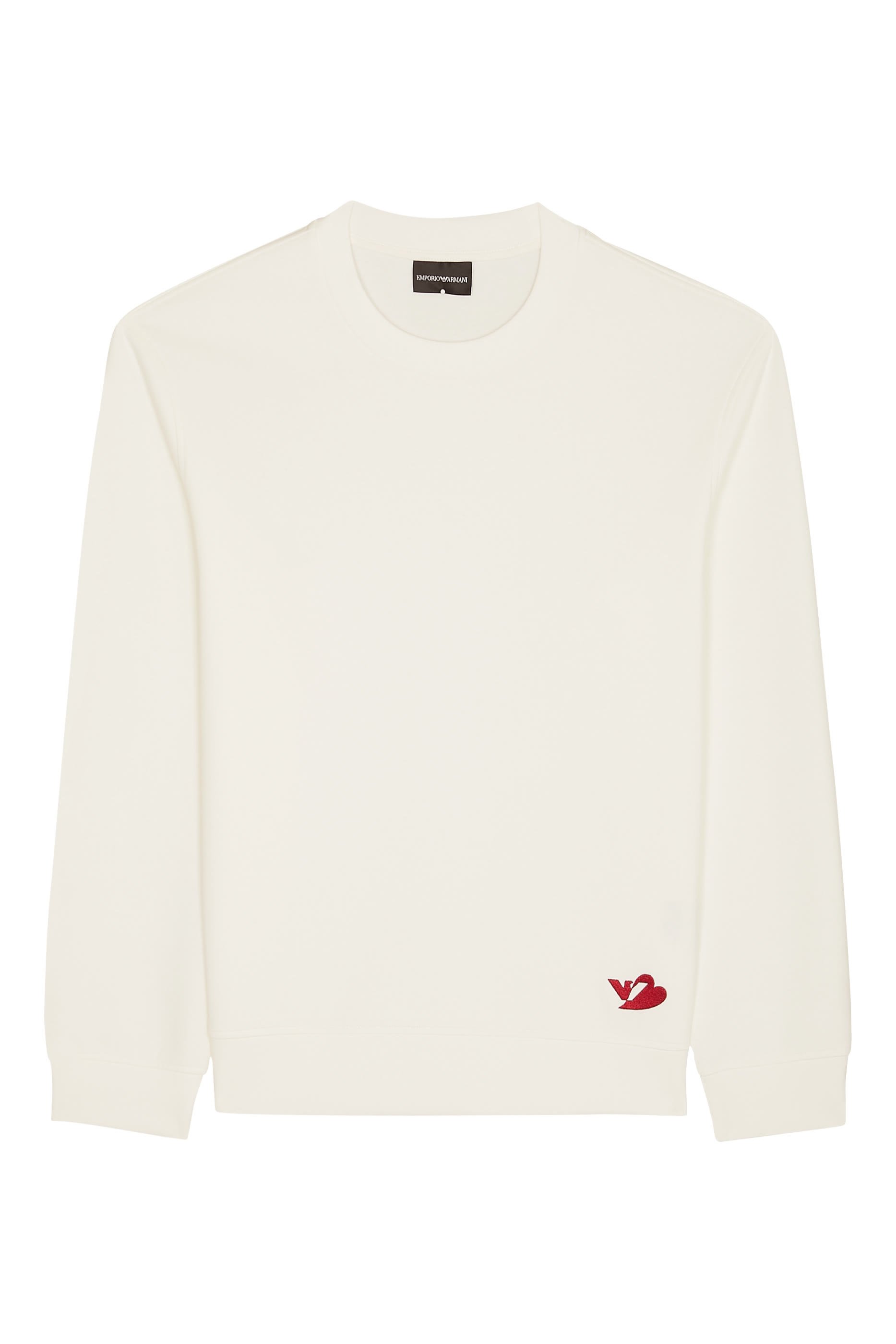 Heart Eagle Logo Sweatshirt in Double Jersey