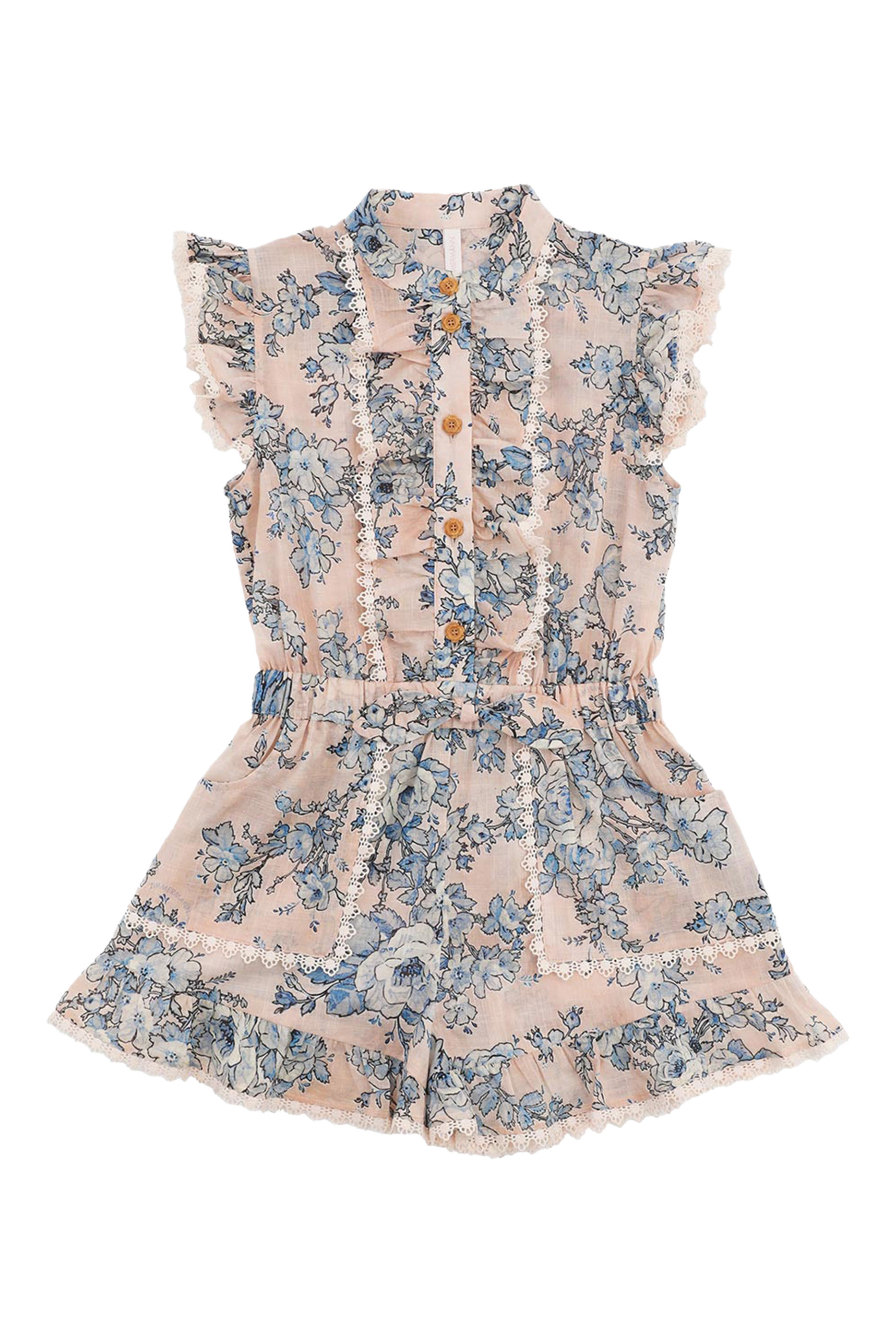 Kids Halliday Frill Playsuit