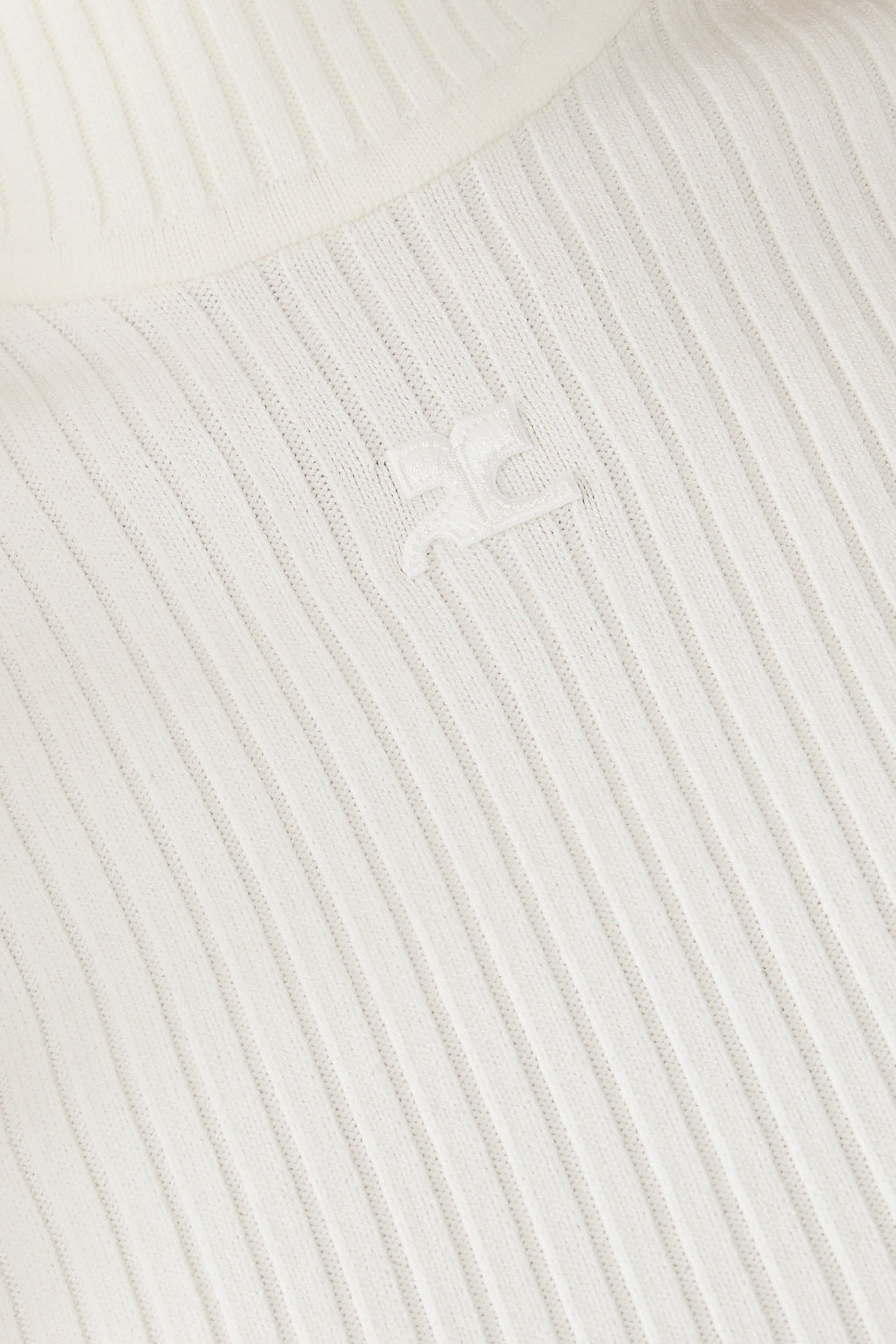 Reedition Short Sleeves Rib Knit Sweater