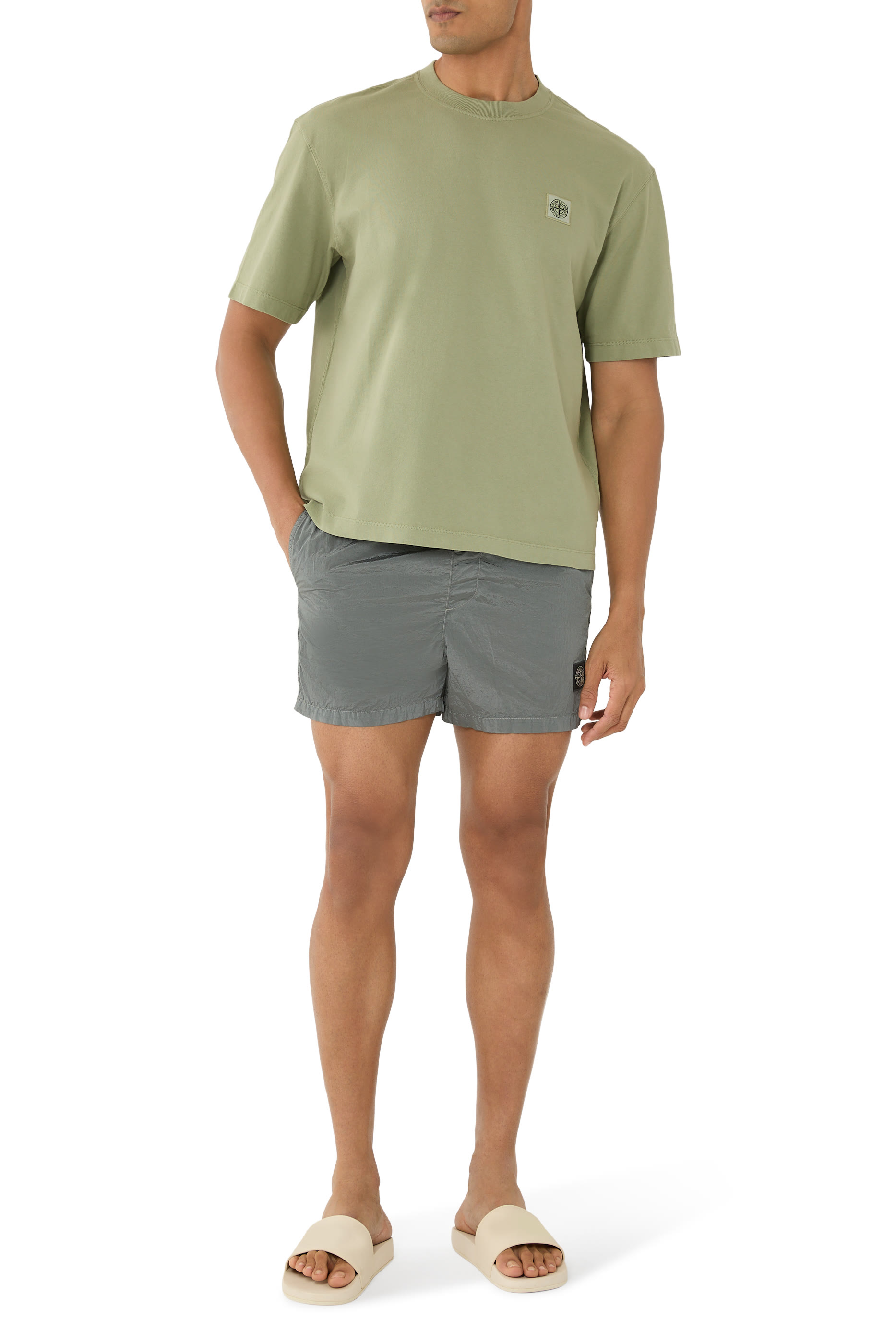 Compass Patch Swim Shorts