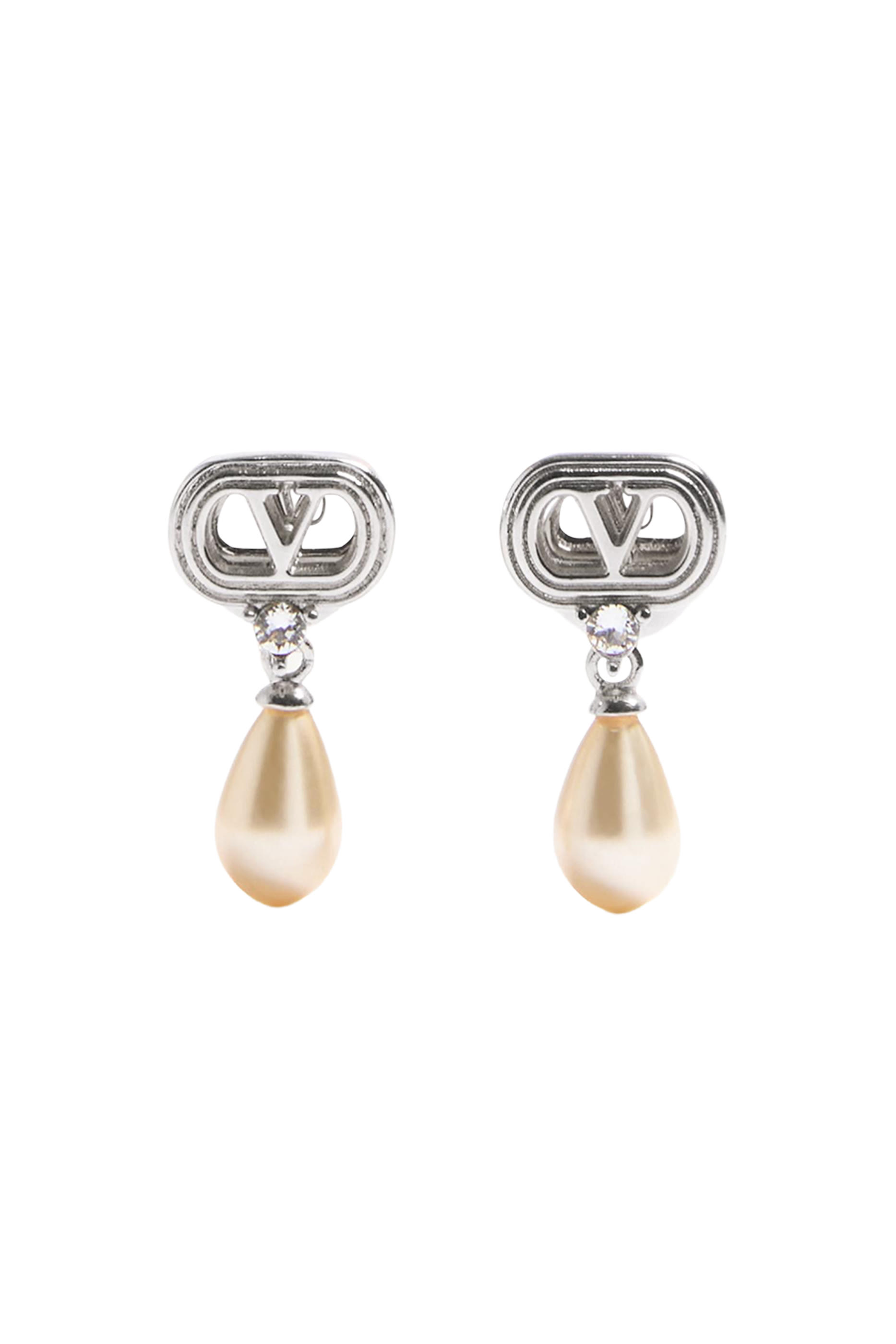 Teardrop Pearl Ovalette Earrings