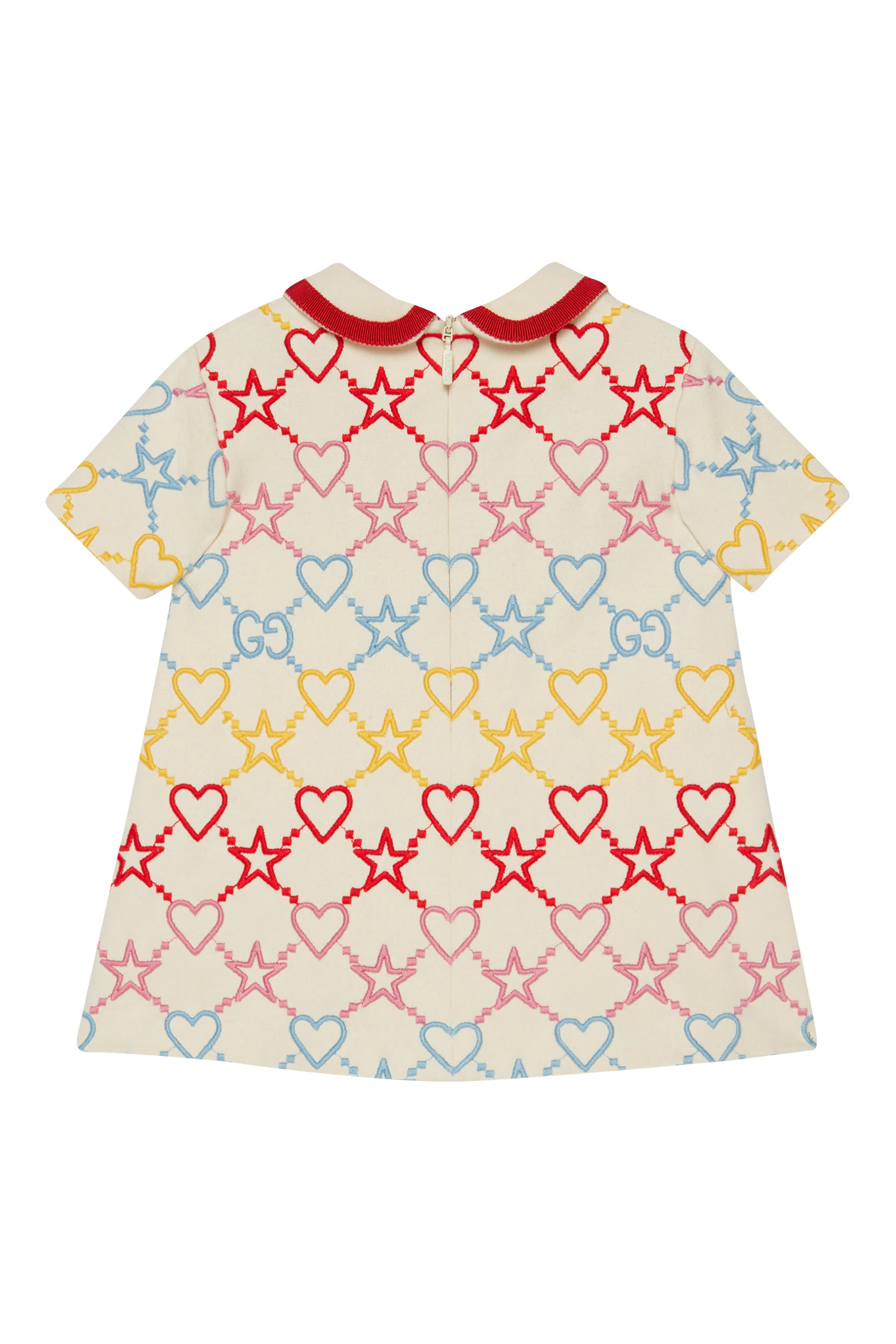 Kids GG Hearts Viscose Dress