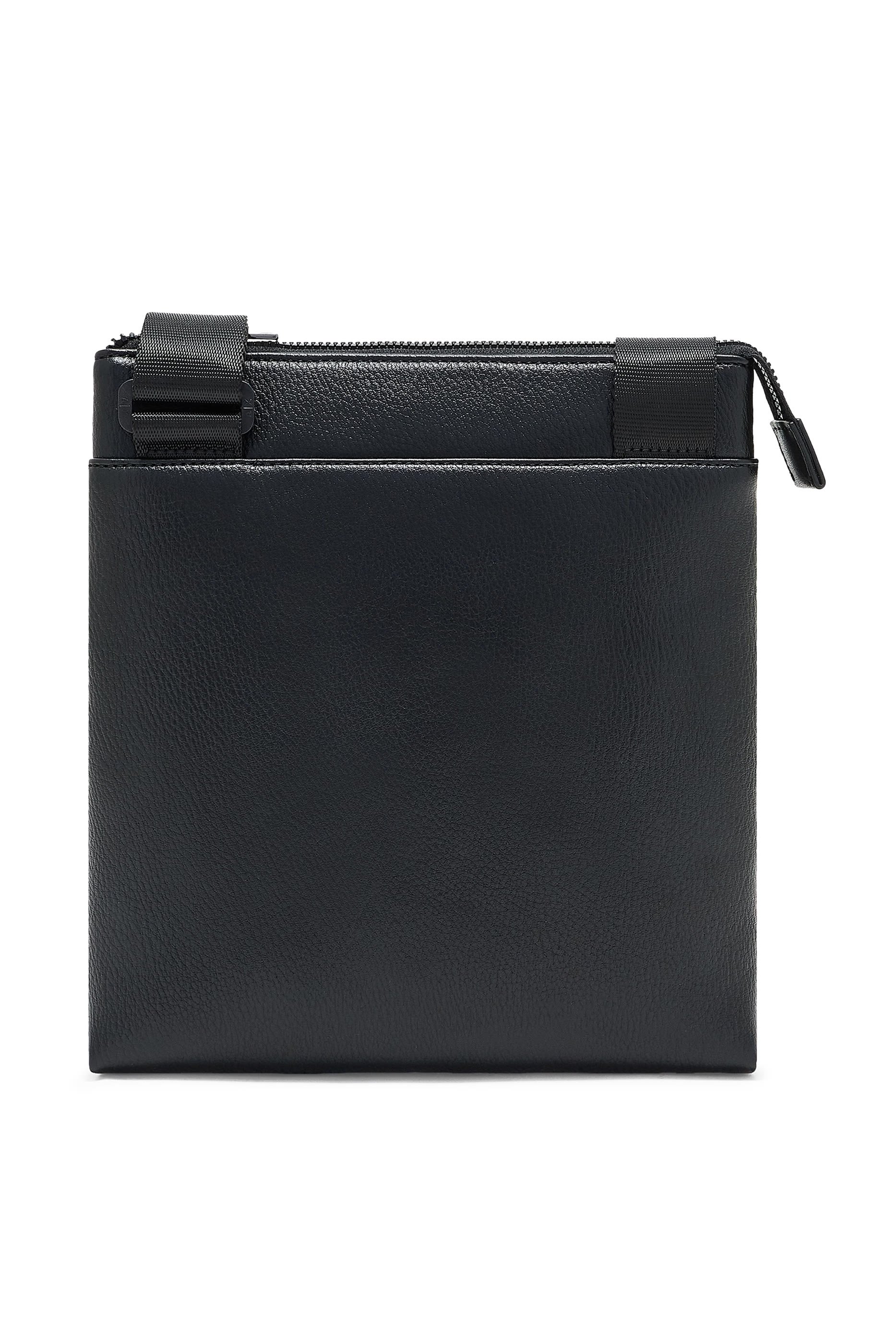 Cedric 2 Zippers Flat Crossbody Bag