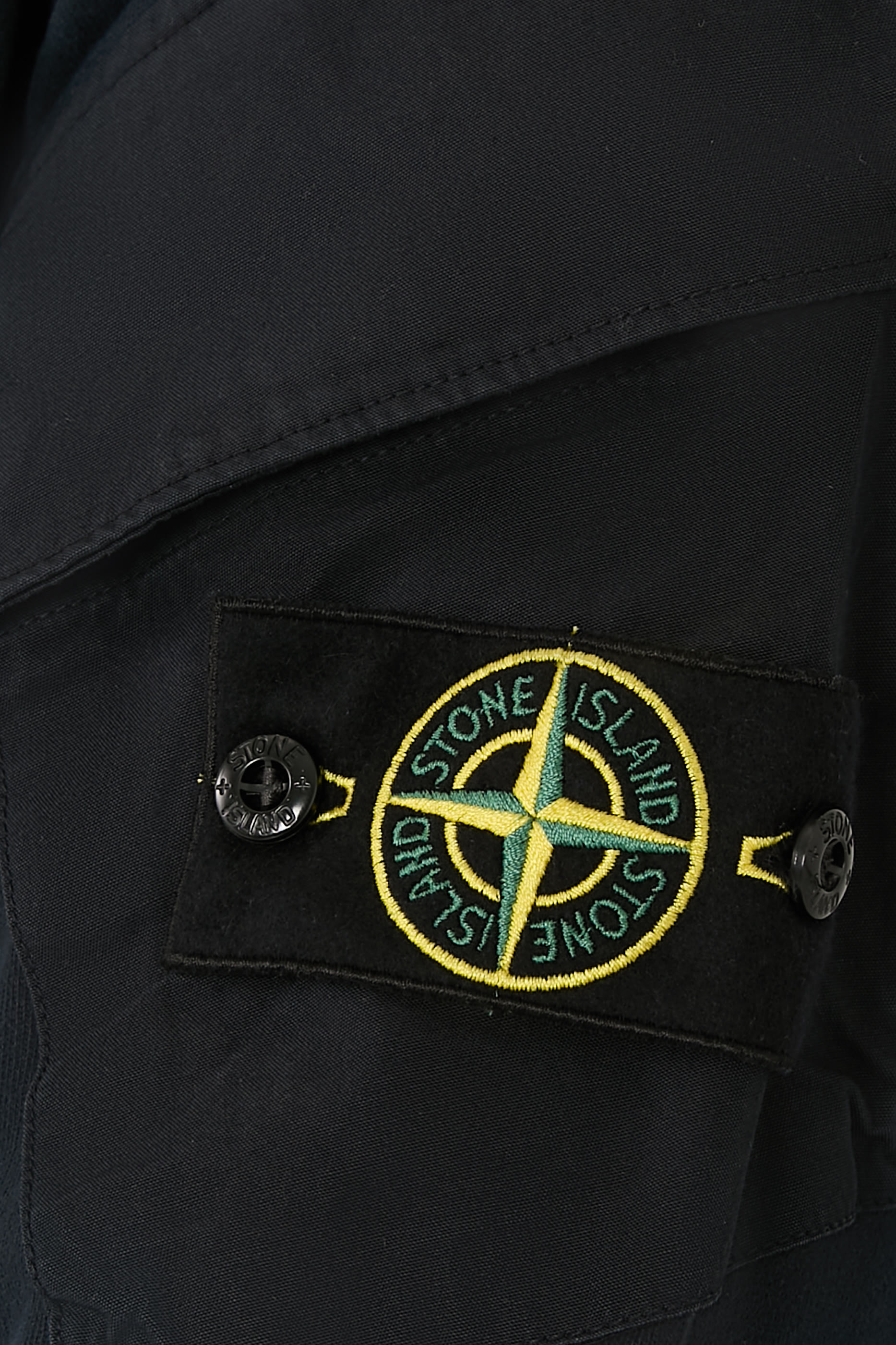 Brushed Organic Cotton Fleece Crewneck Sweatshirt with Sleeve Pockets