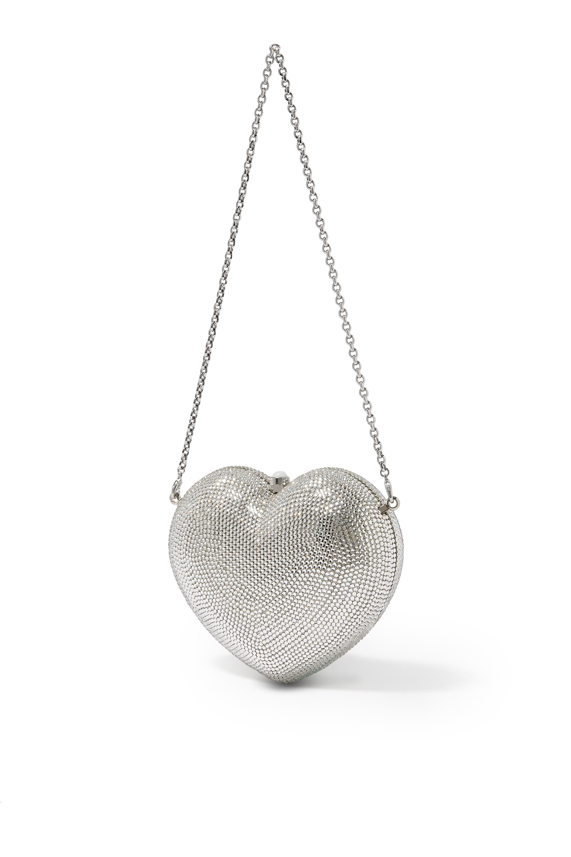 L'Amour Petit Coeur Crystal Clutch Bag