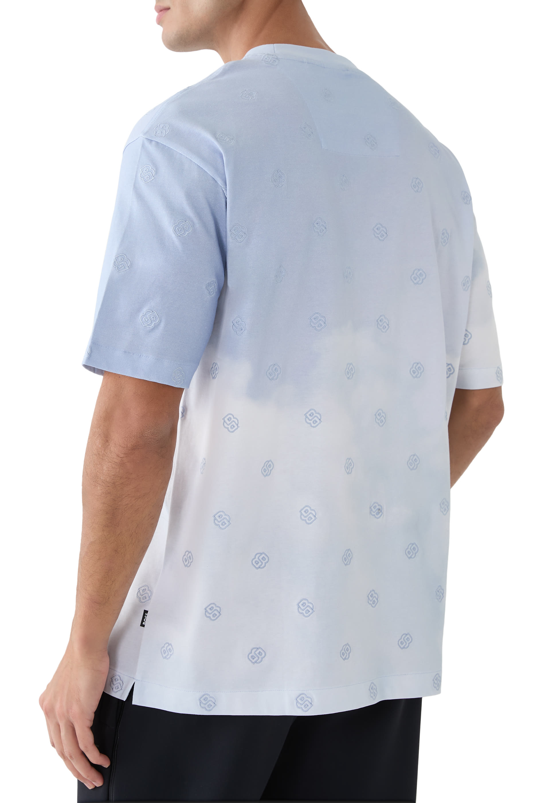 Double B Monograms Cloud-Artwork T-Shirt