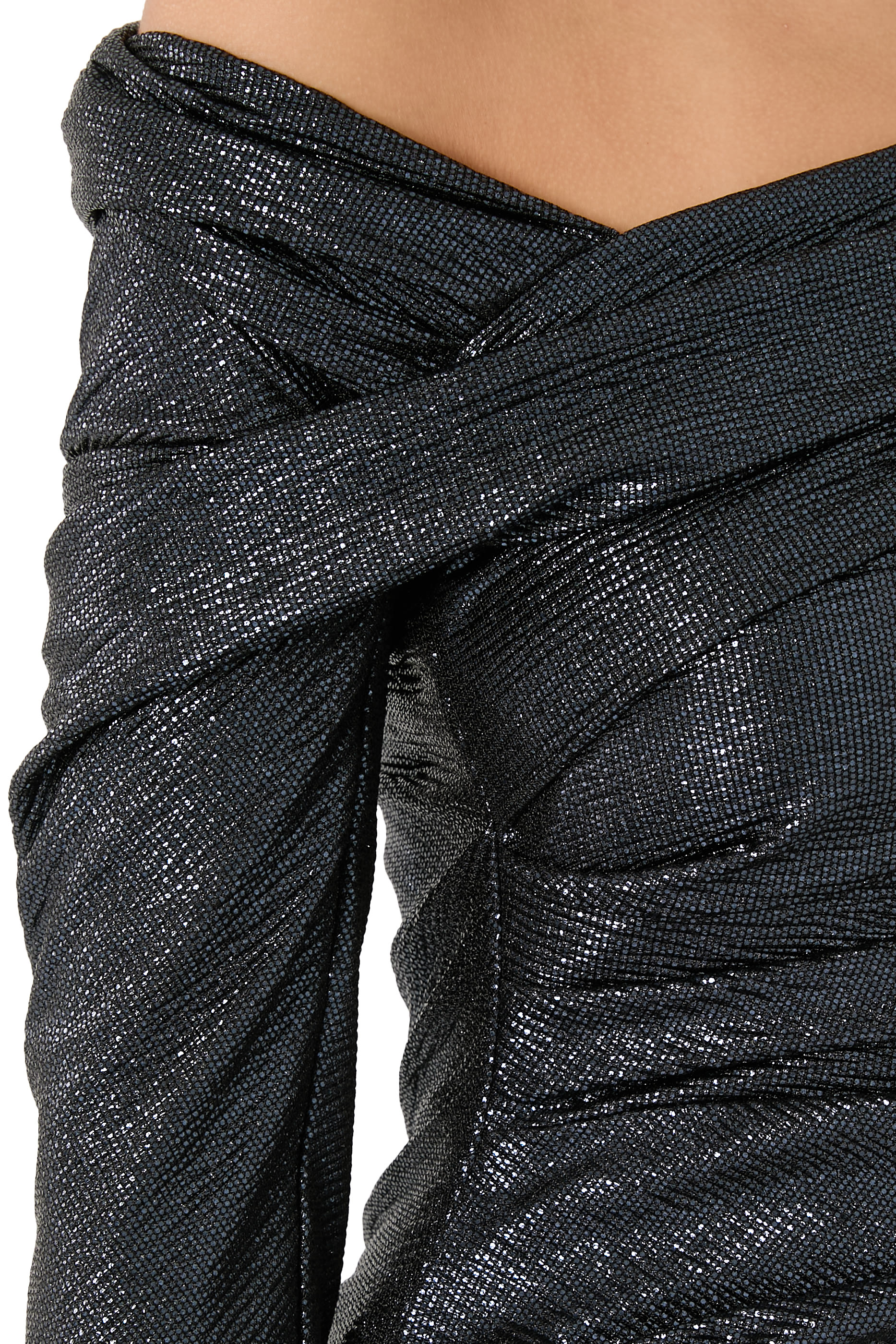 Off-shoulder Evening Gown