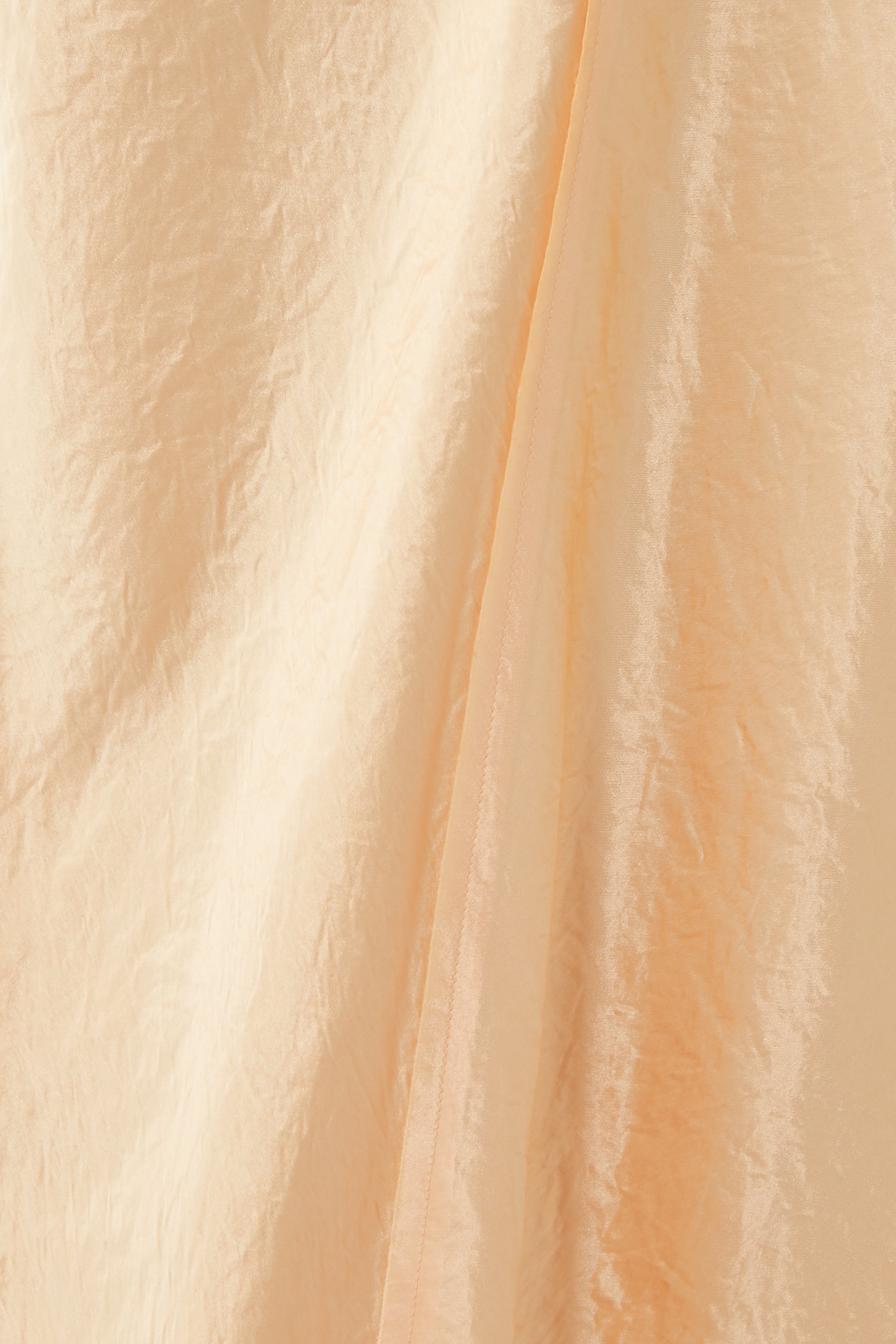 Raw Edge Paneled Slip Midi Skirt