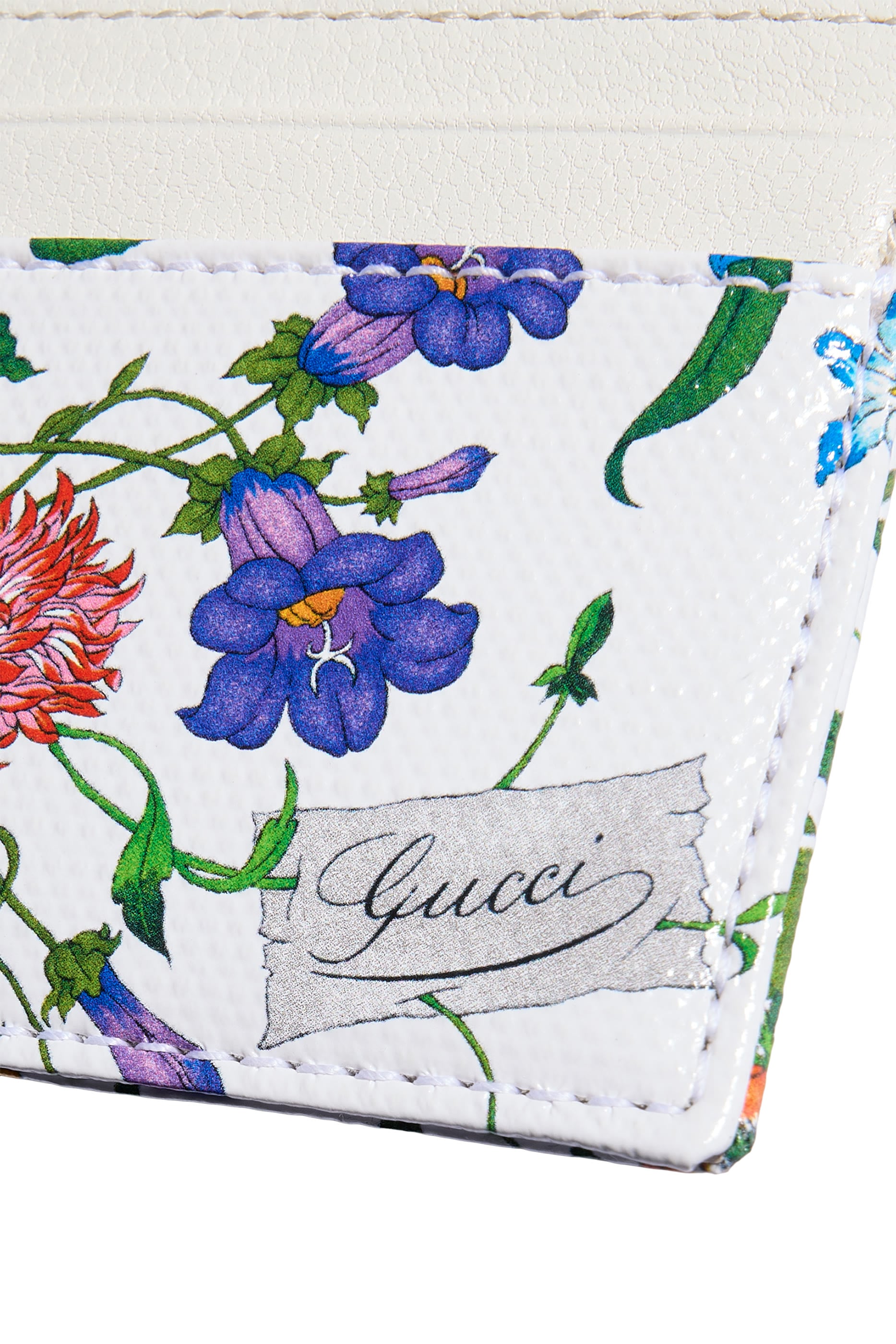 Flora-Motif Card Case