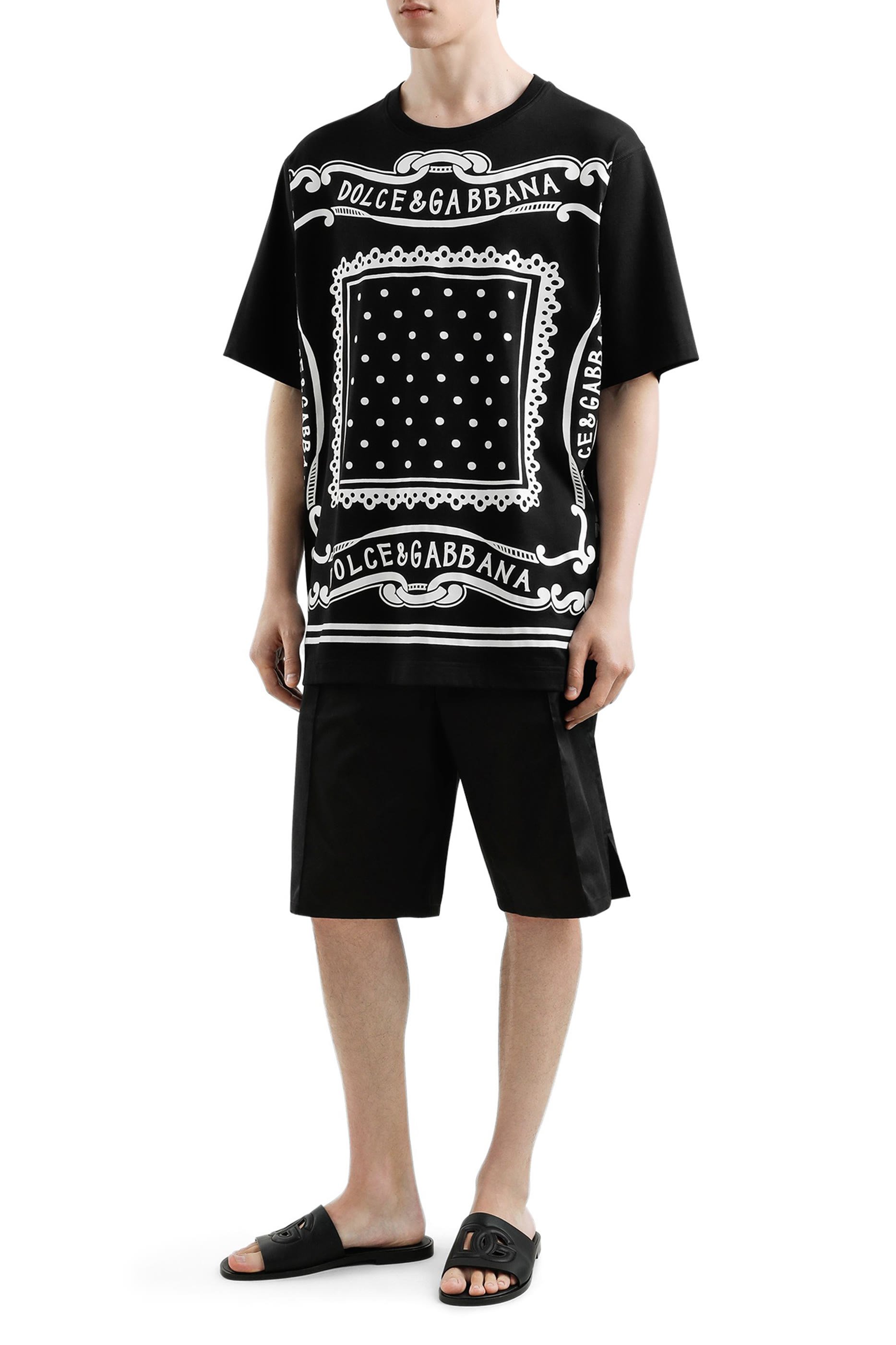 Bandana Print Cotton T-Shirt