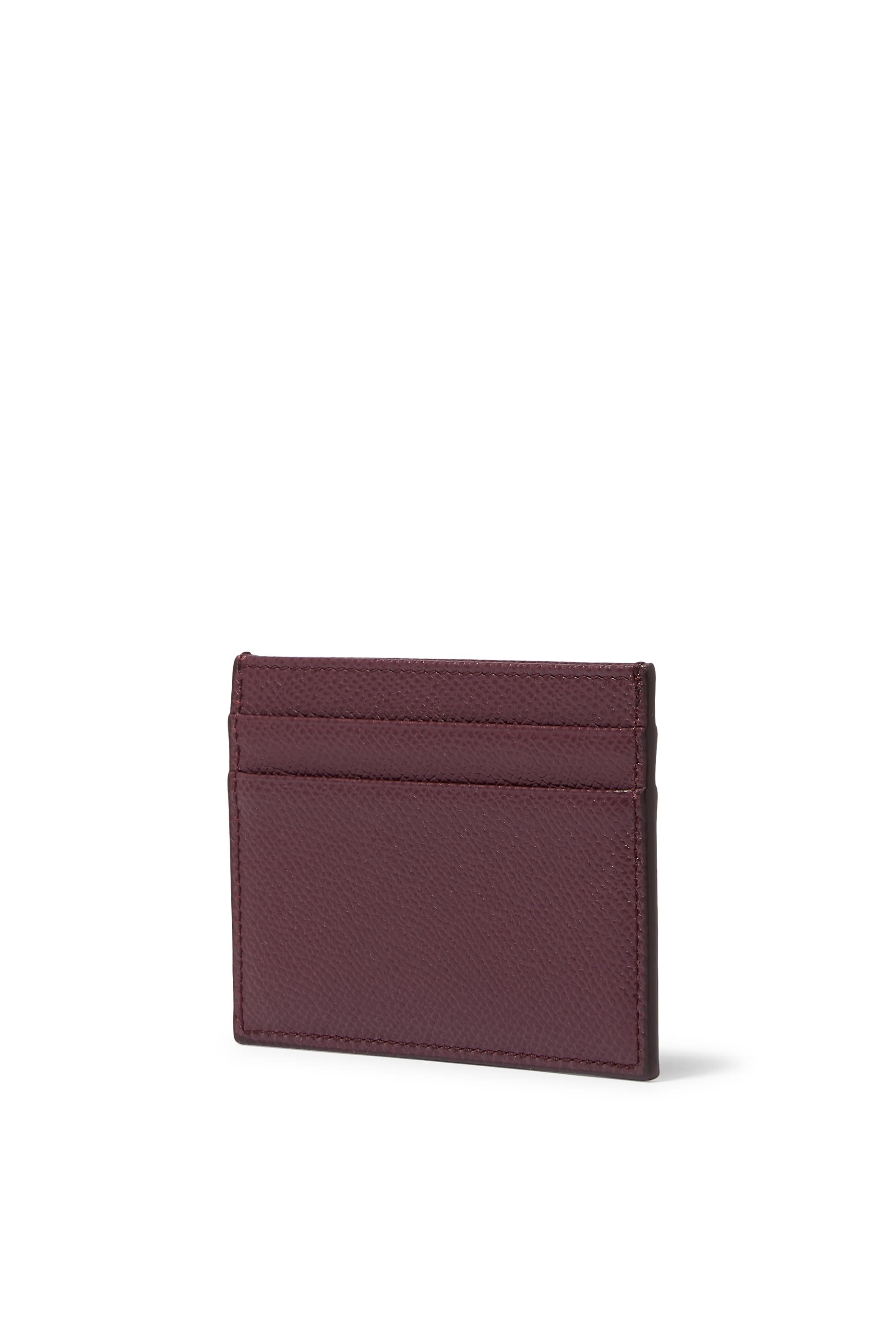 DG Logo Calfskin Card Holder