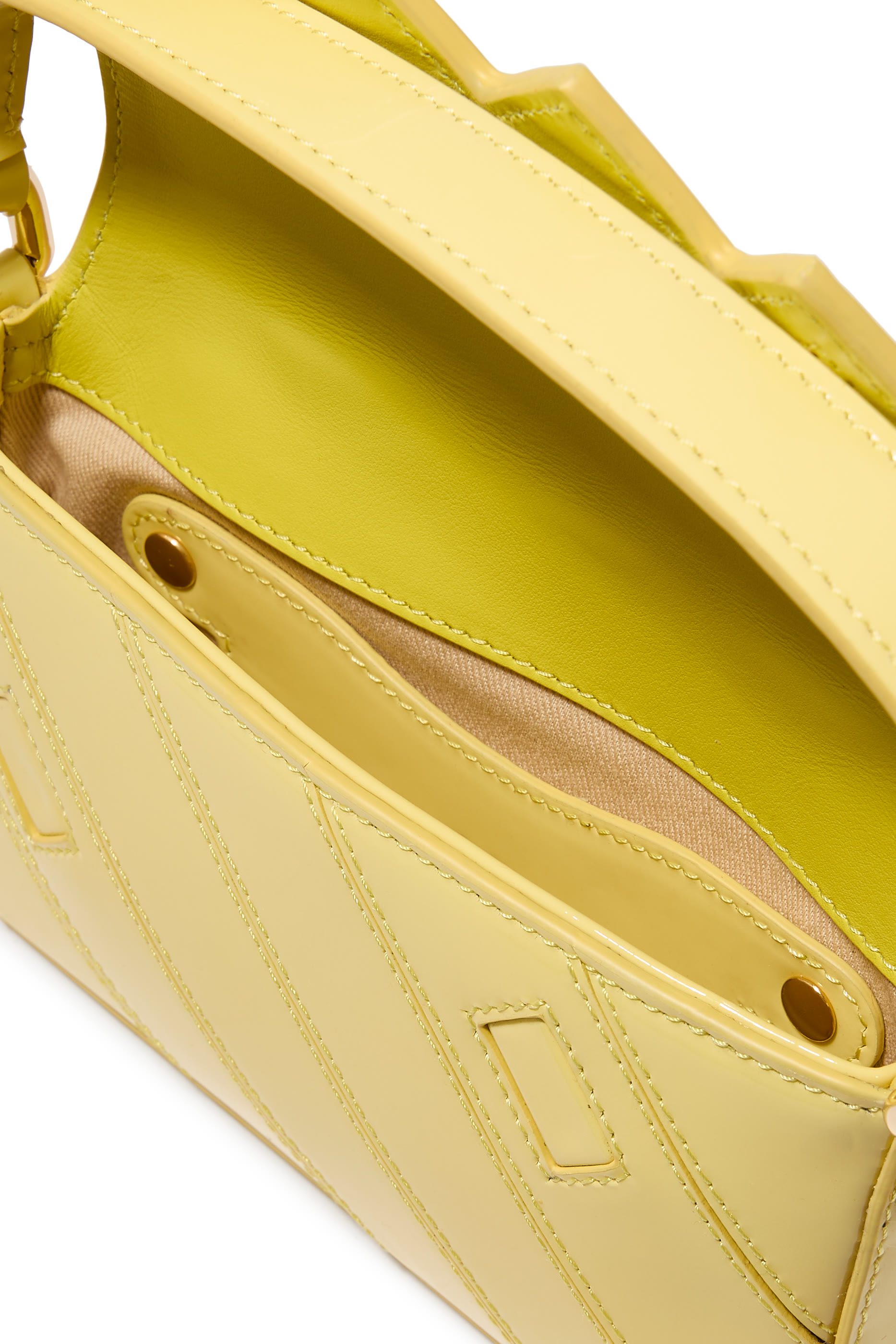 Small Wave Patent Leather Shoulder Bag