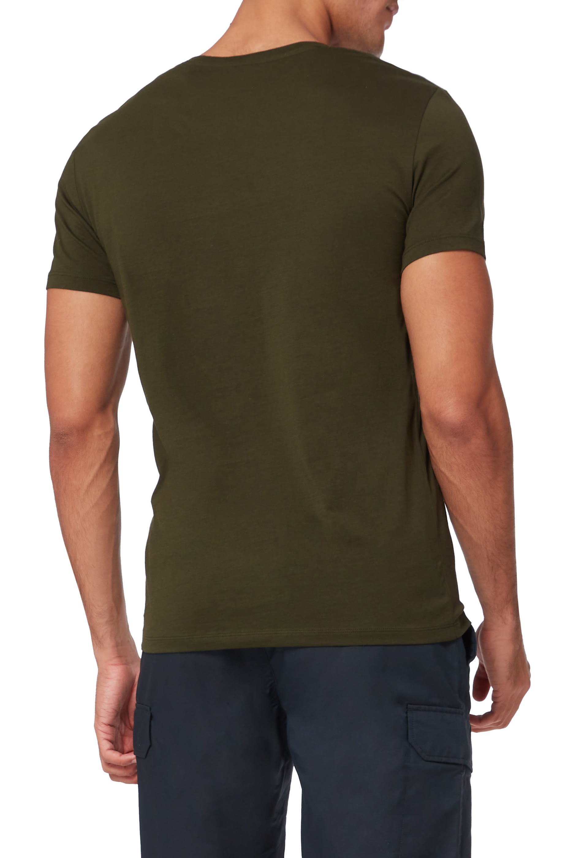 V-Neck Pima Cotton T-Shirt