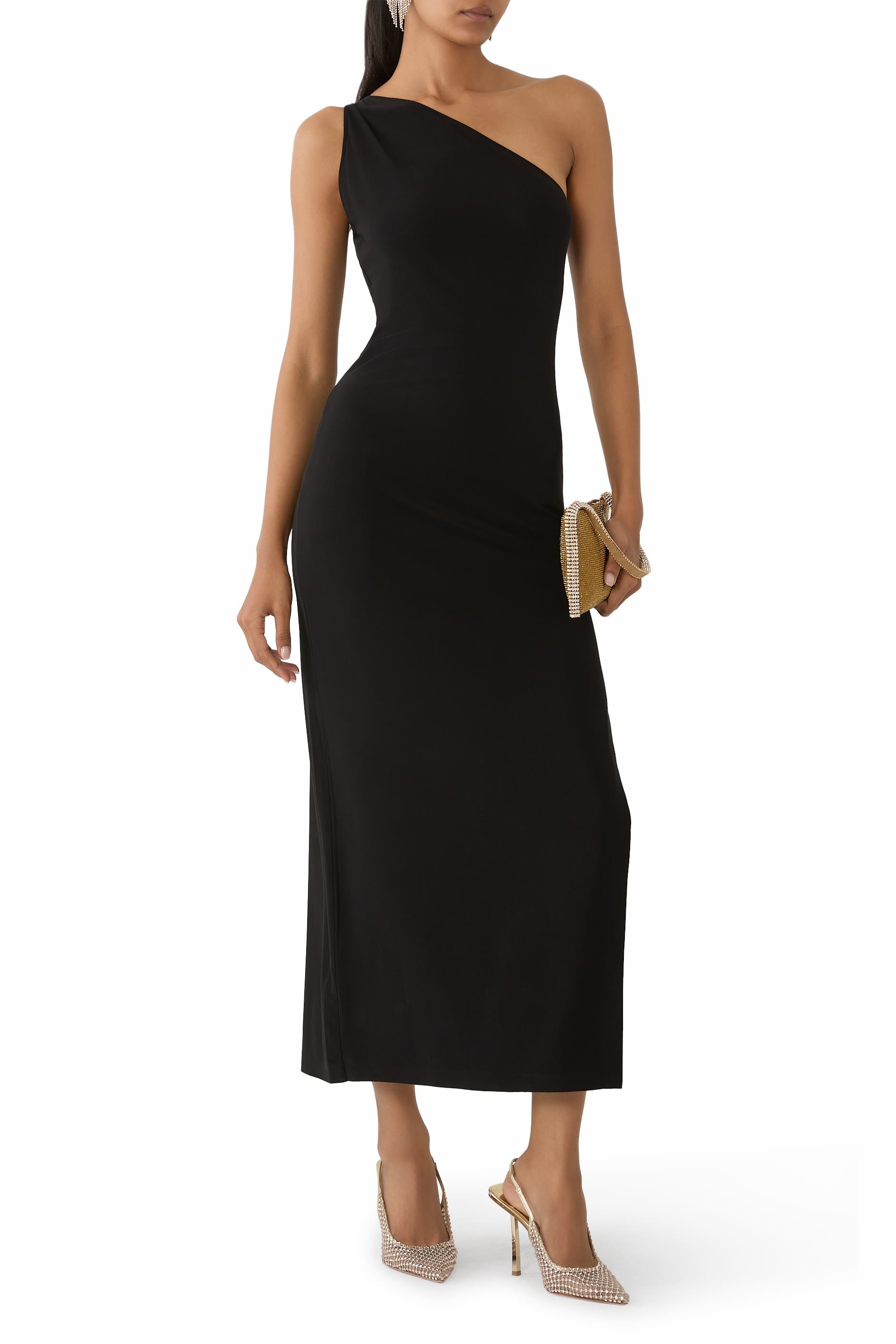 One Shoulder Long Dress 