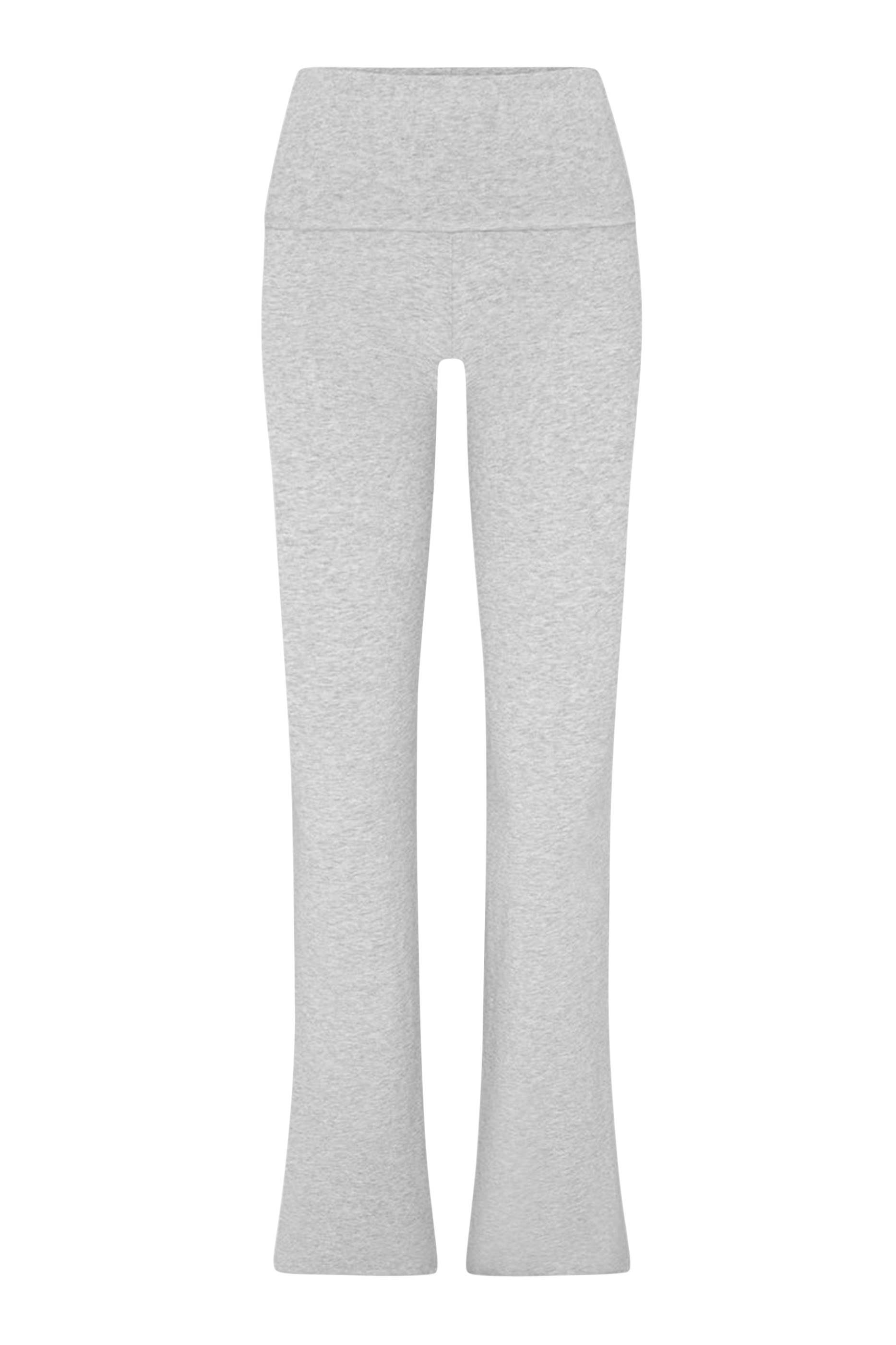 Cotton Jersey Foldover Pants 