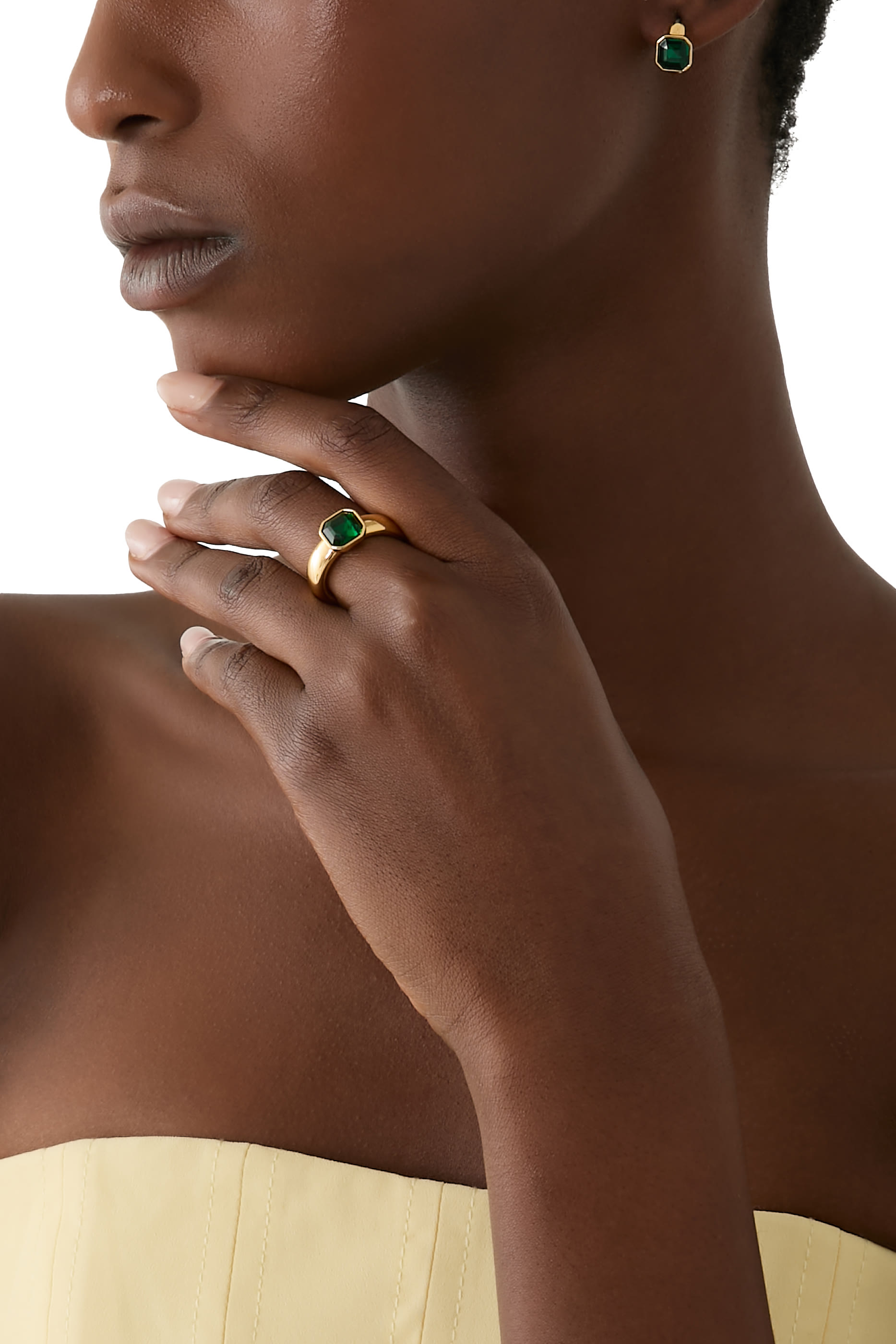 Keep Sparkling Asscher Ring