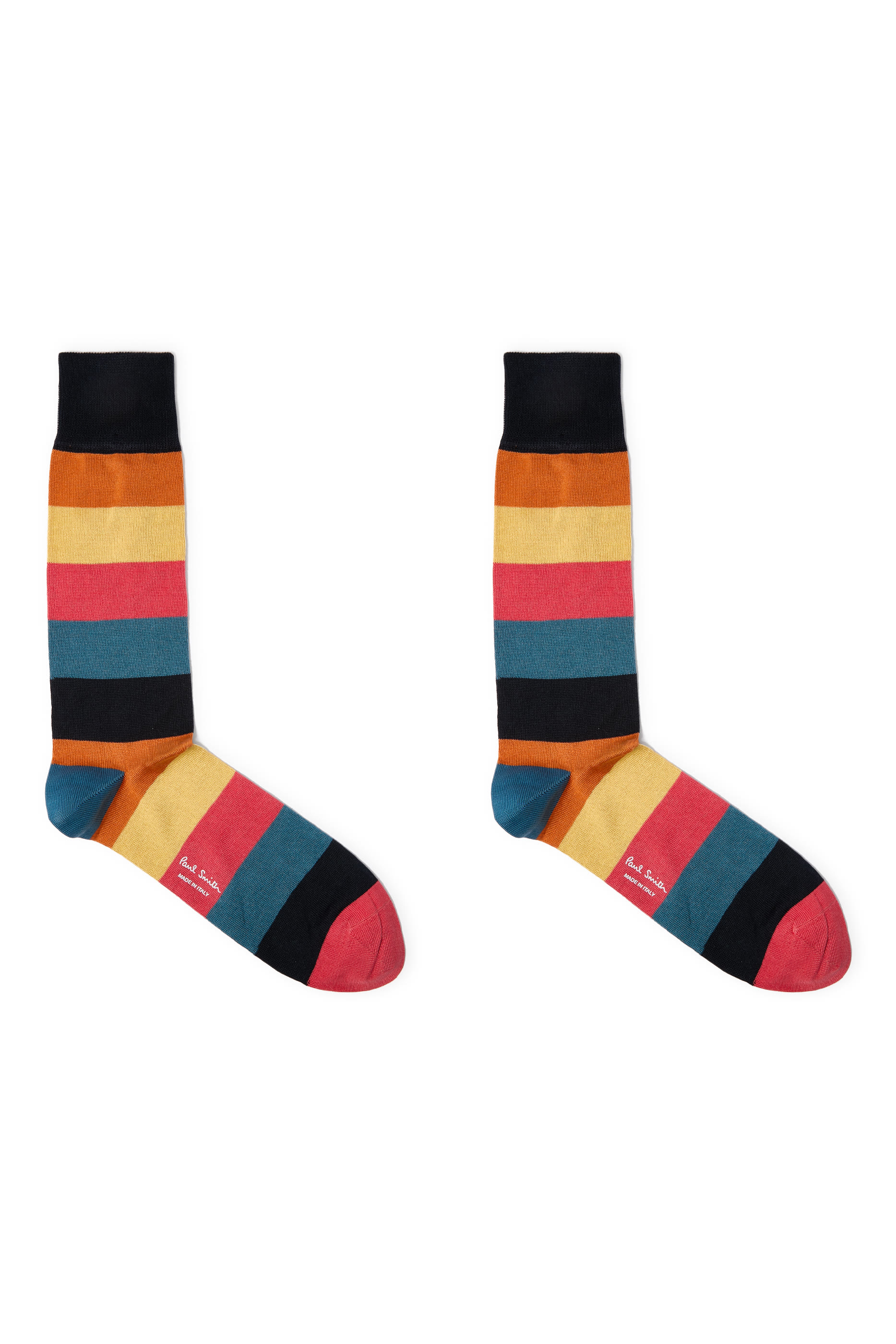 Stripe Cotton Blend Socks