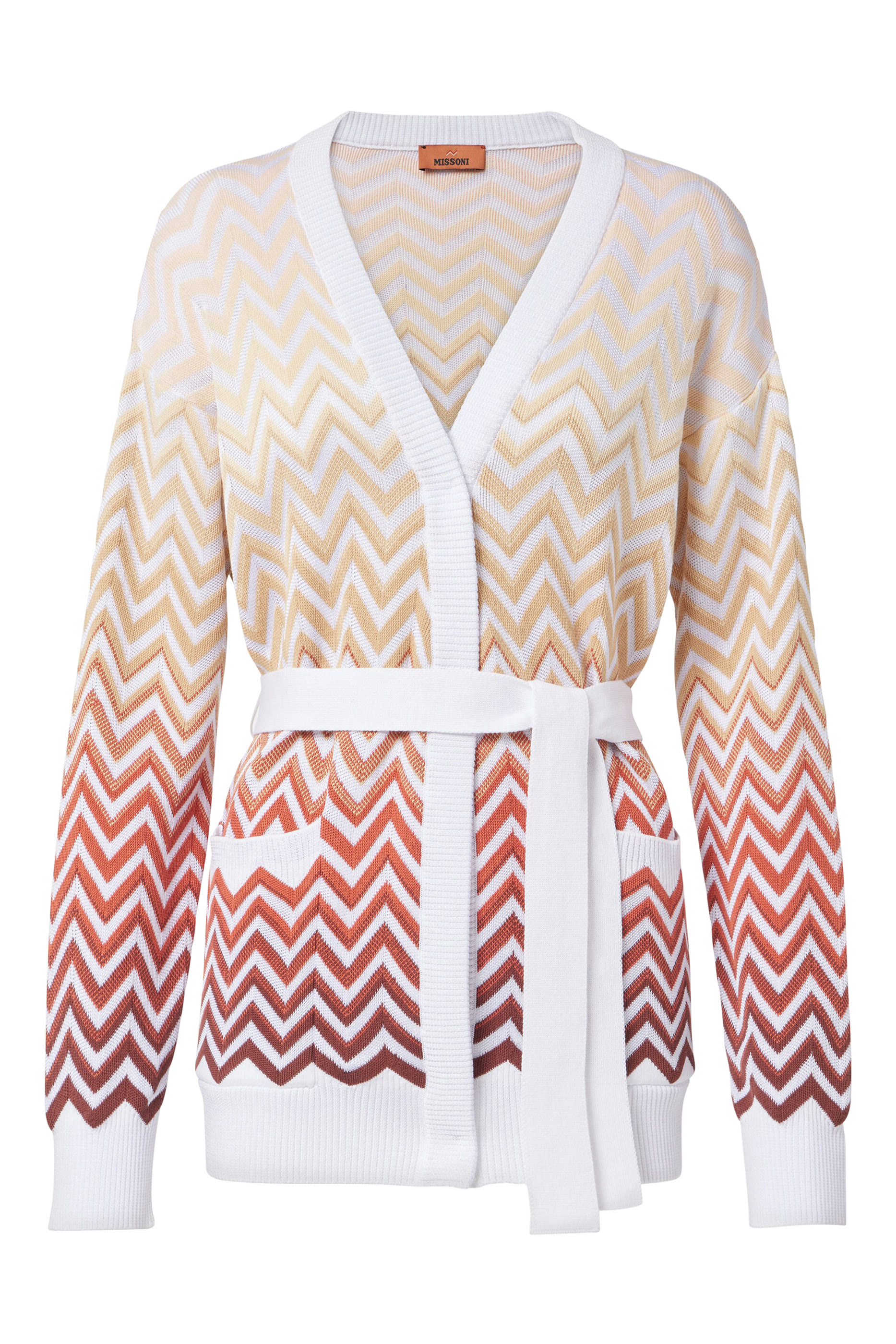 Degrad&eacute; Chevron Cardigan