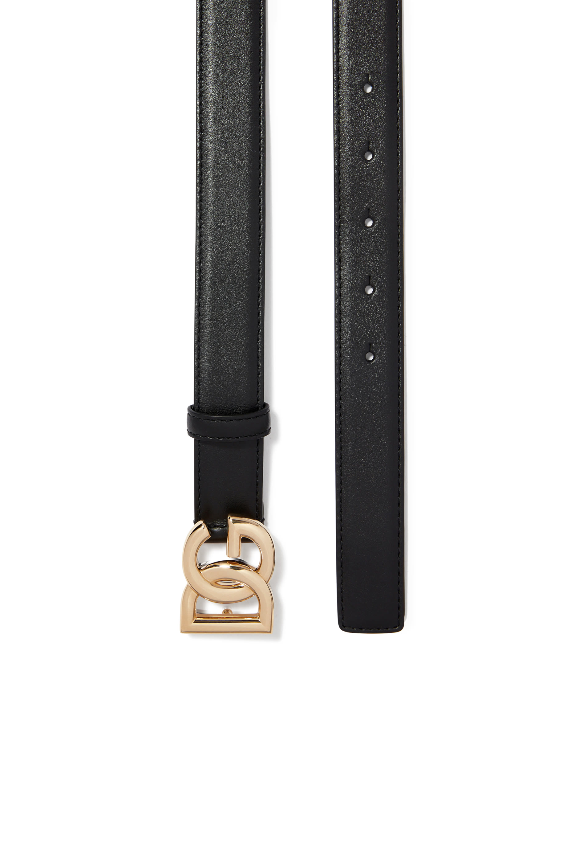 Logo Leather Belt