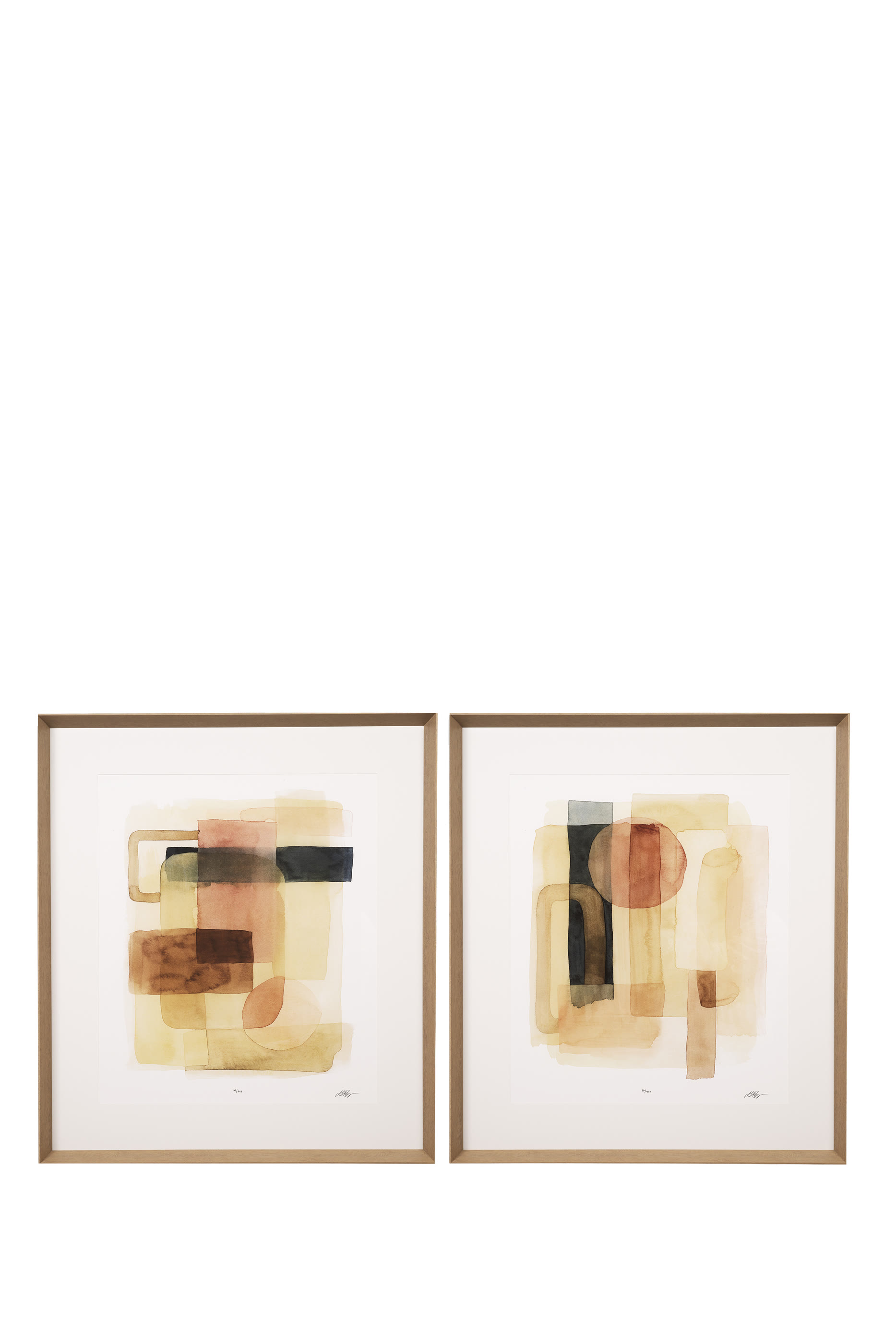 Print Sand Shaped by Grace Popp, Set of 2