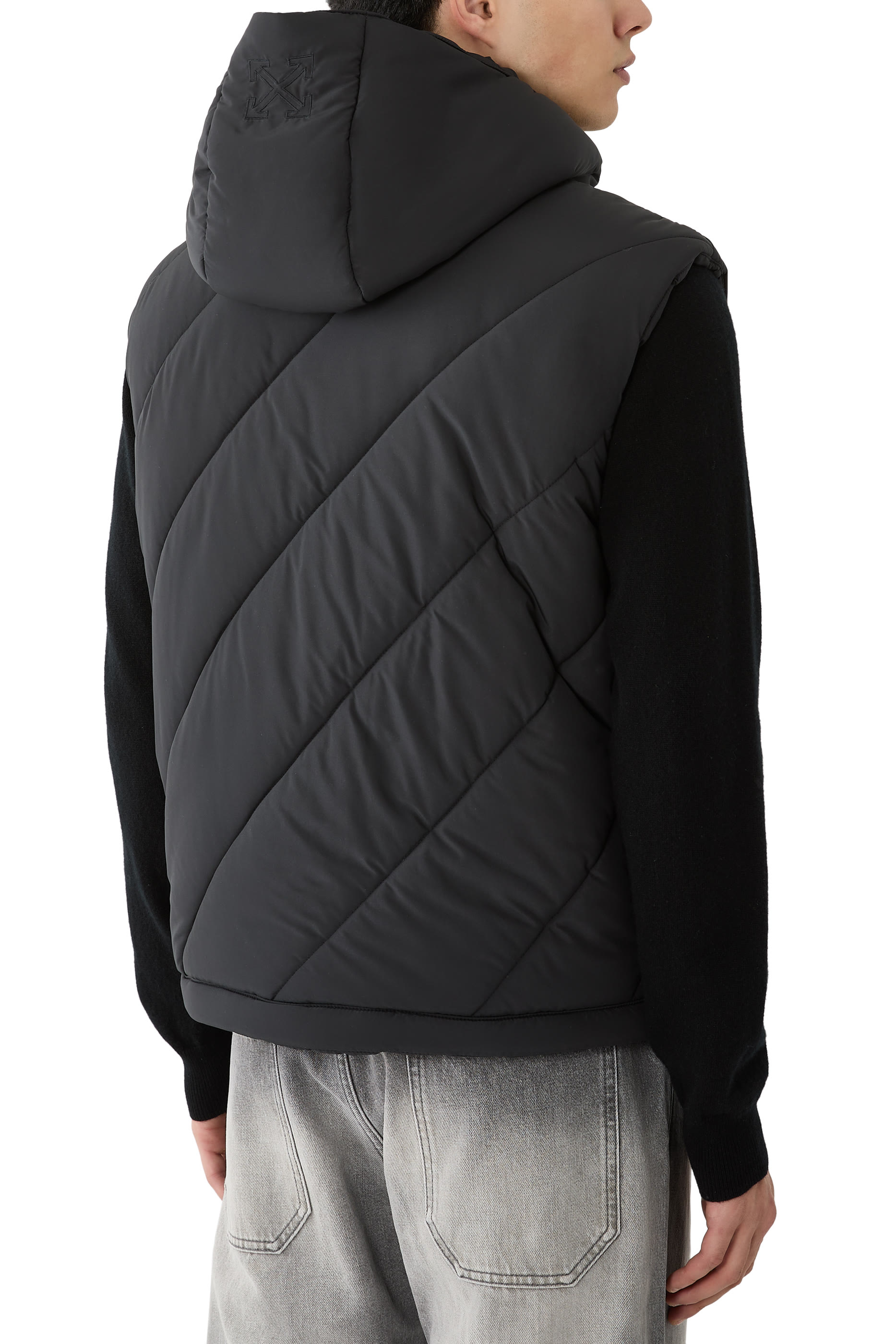 Arrow Diagonal Puffer Vest