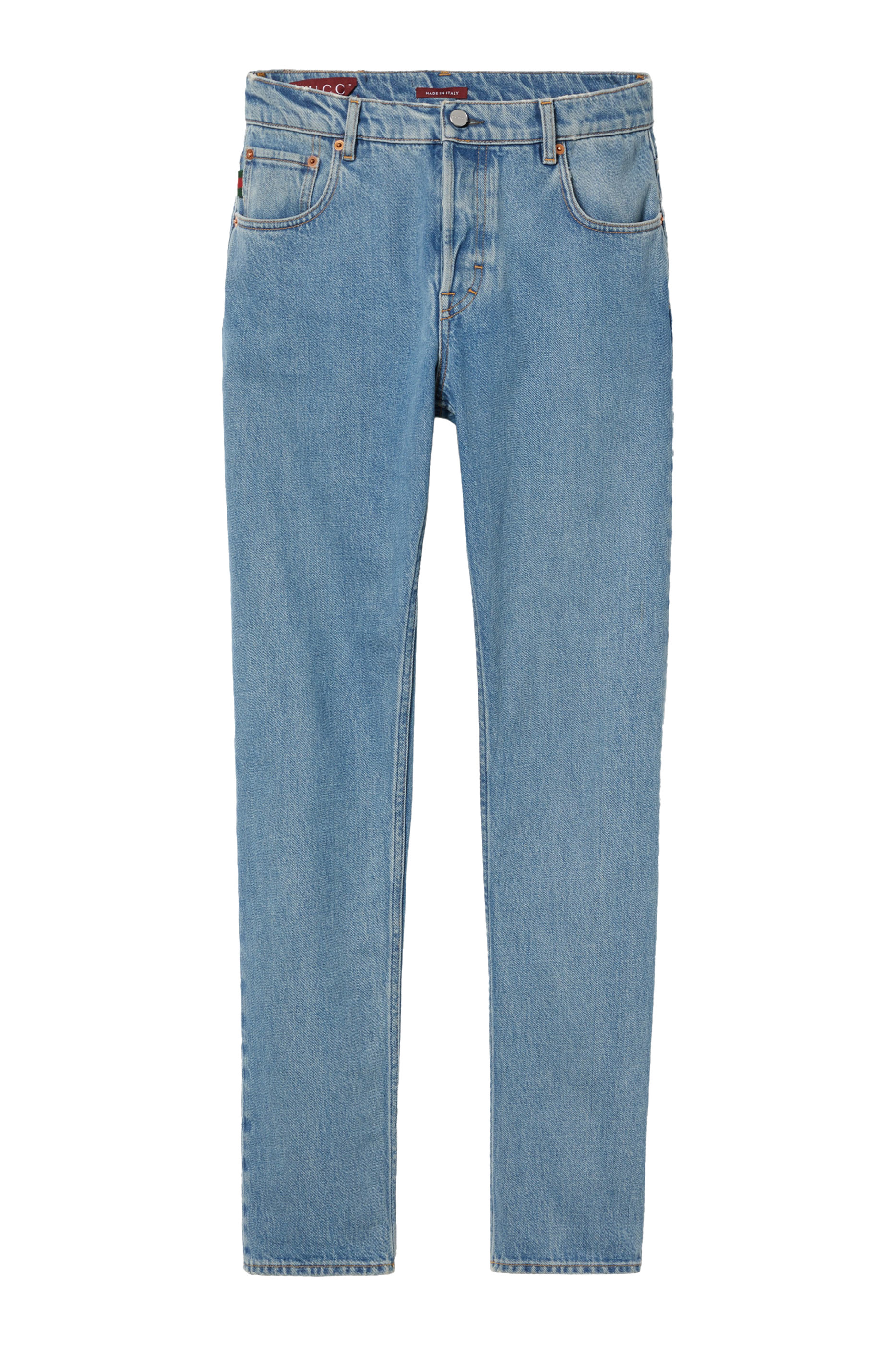 Denim Trousers with Web