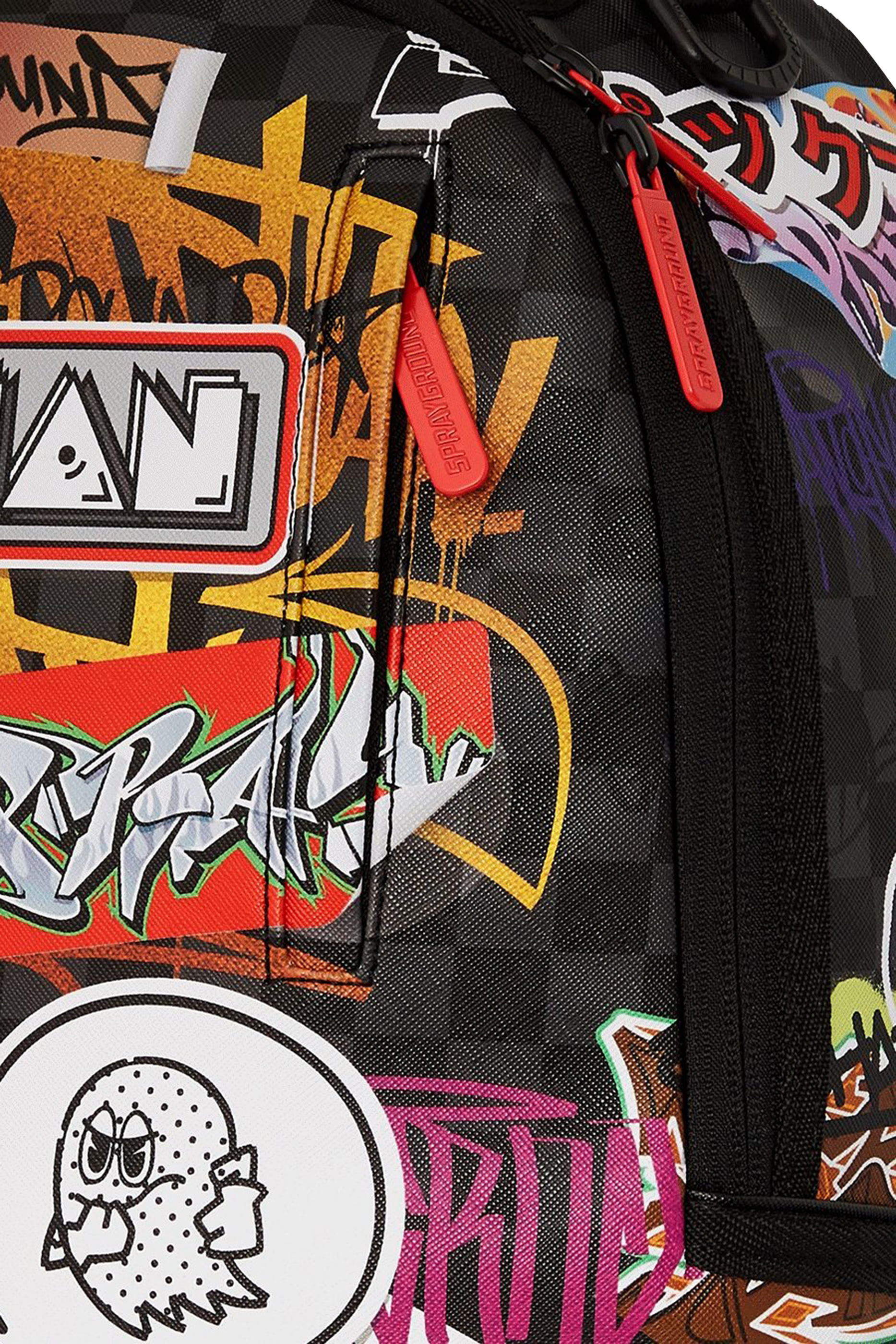 Kids Pacman Stickers Backpack