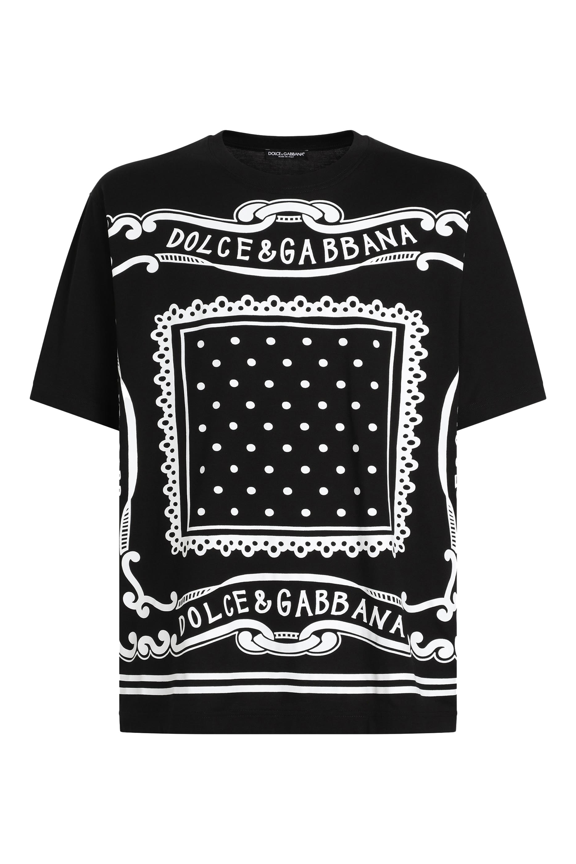 Bandana Print Cotton T-Shirt