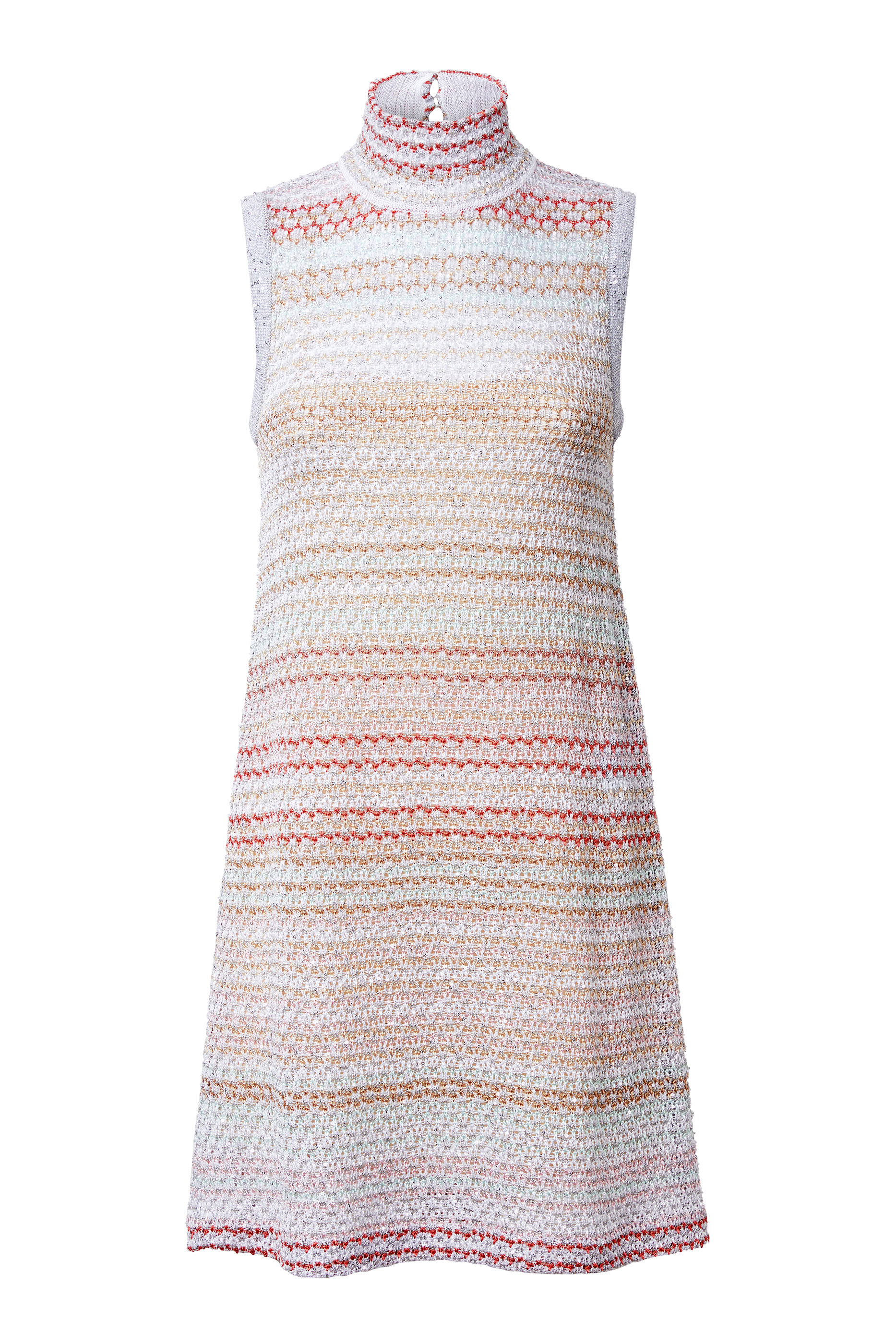 Sequin Mesh Mini Dress