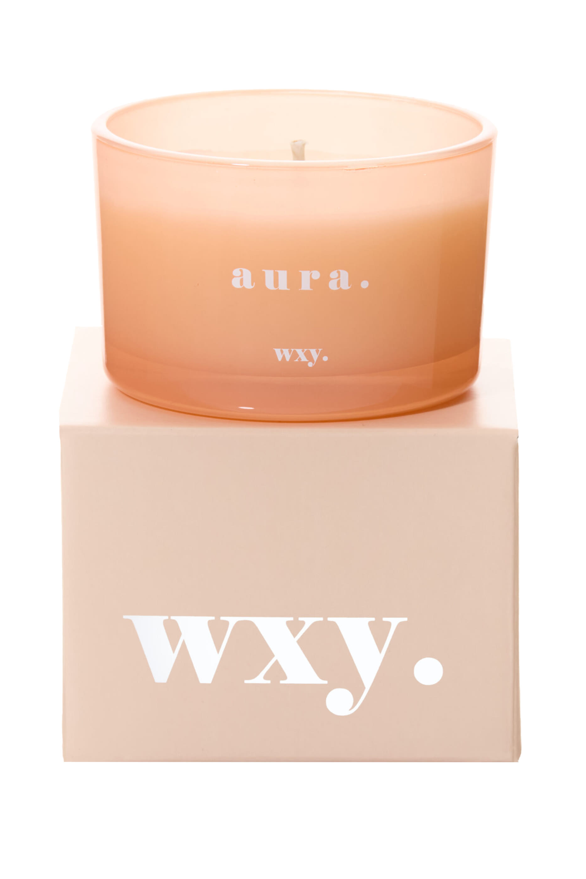 Classic Mini Candle - Aura White Woods & Amber Down