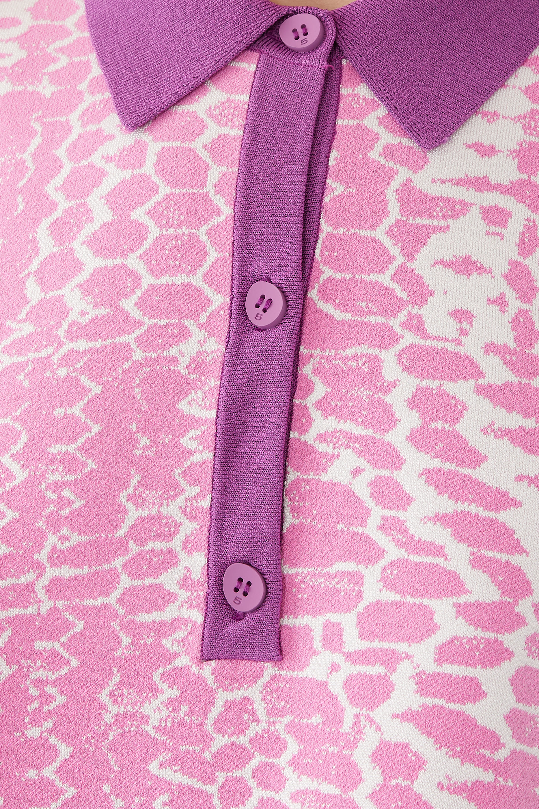 Ebony Wavy Polo Shirt