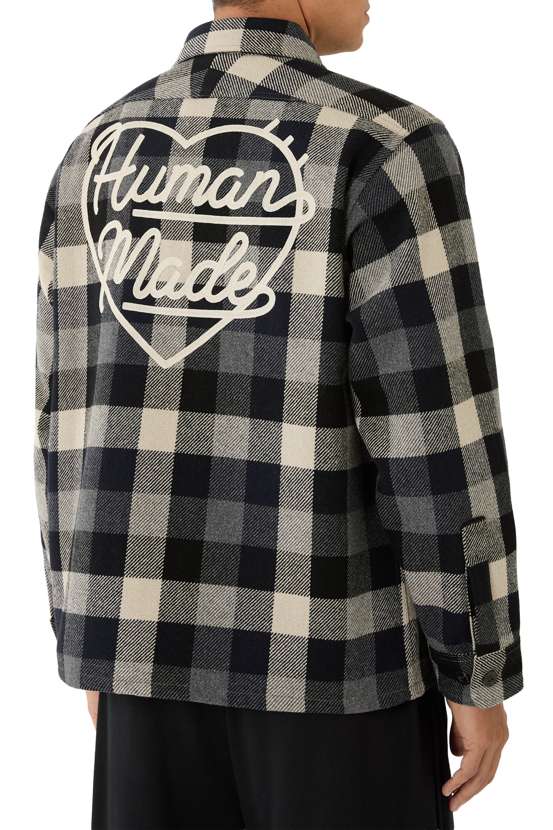 Wool Check Shirt Jacket 