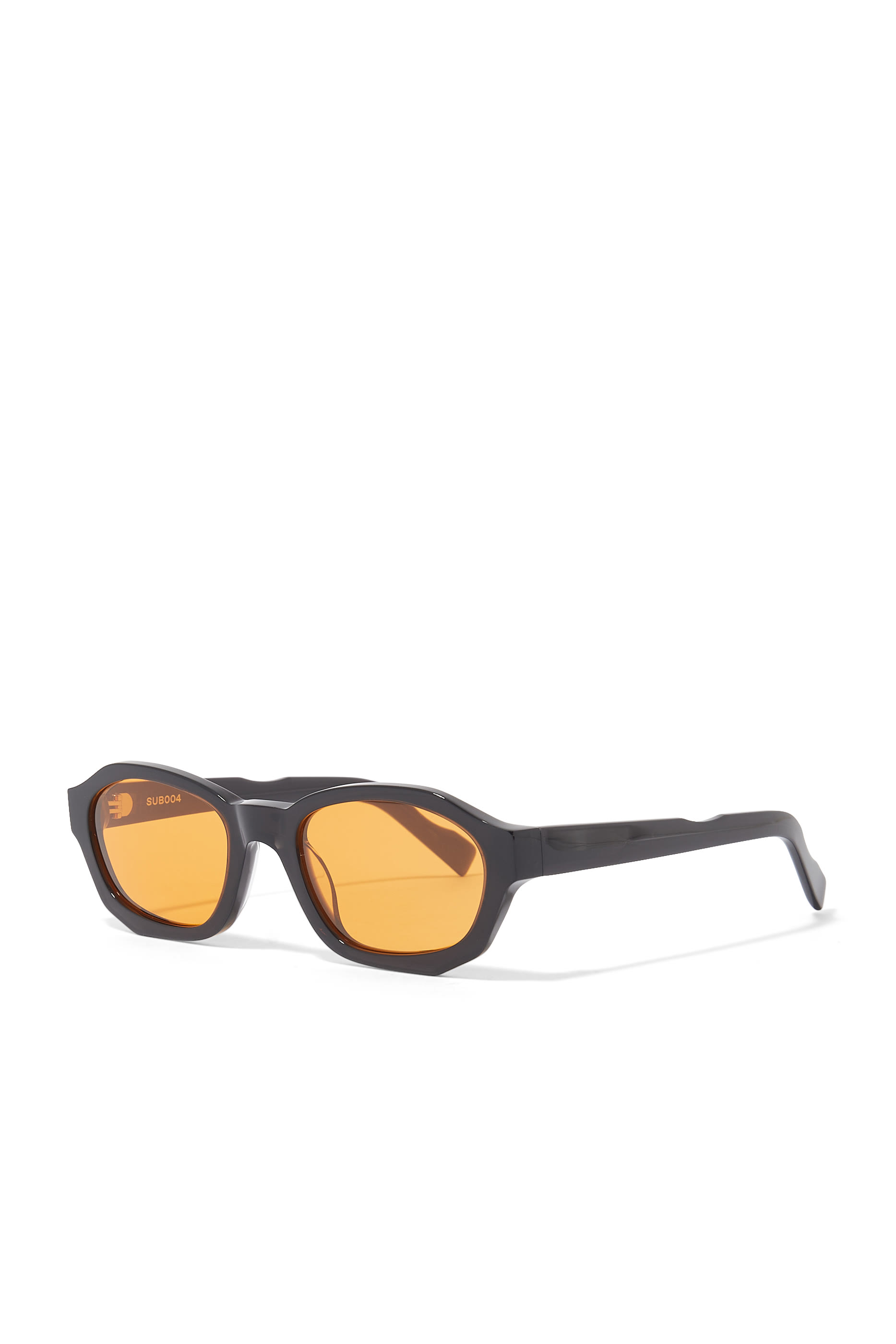SUB004 Transparent Orange Lens Sunglasses
