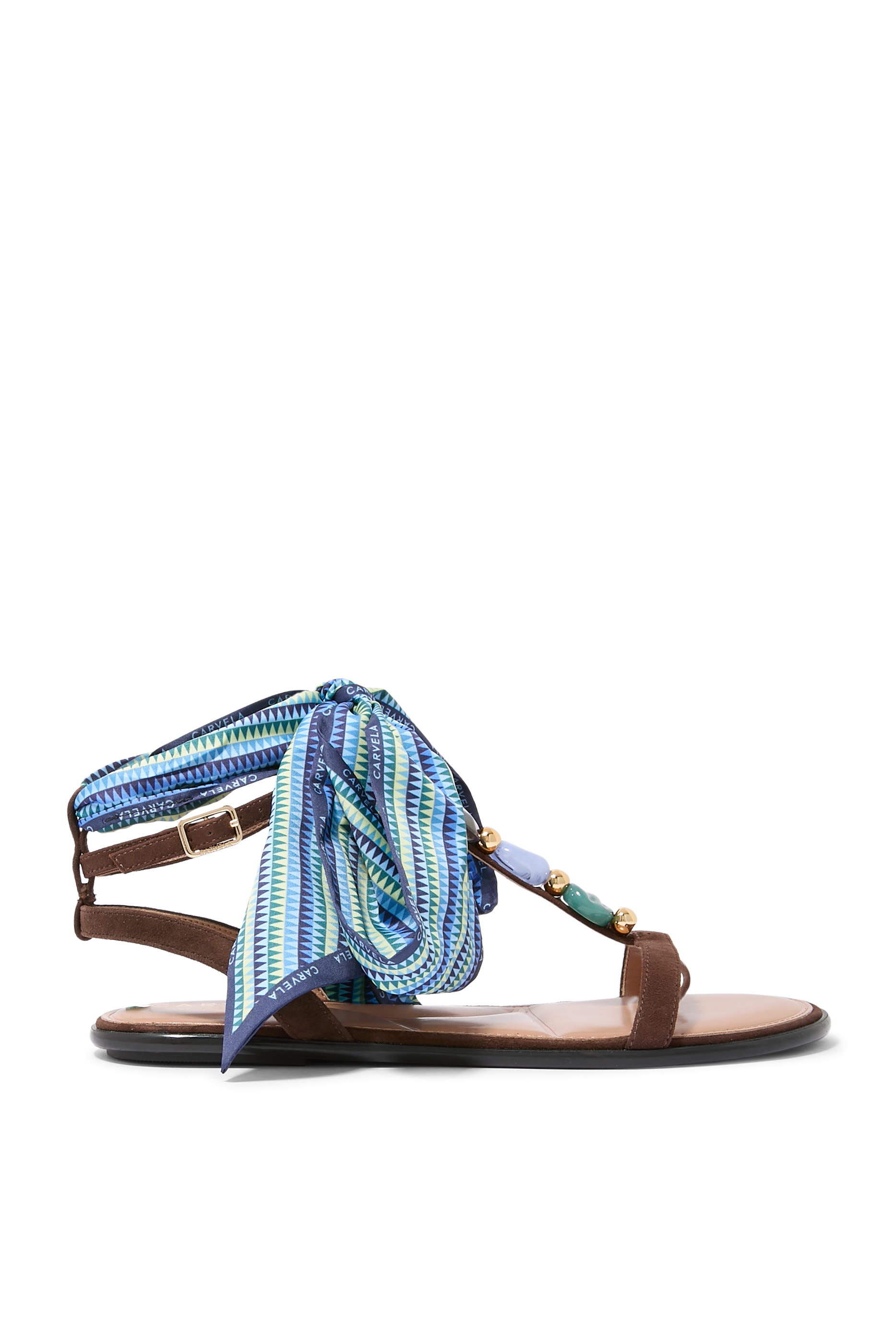 Sorrento Gem Flat Sandals